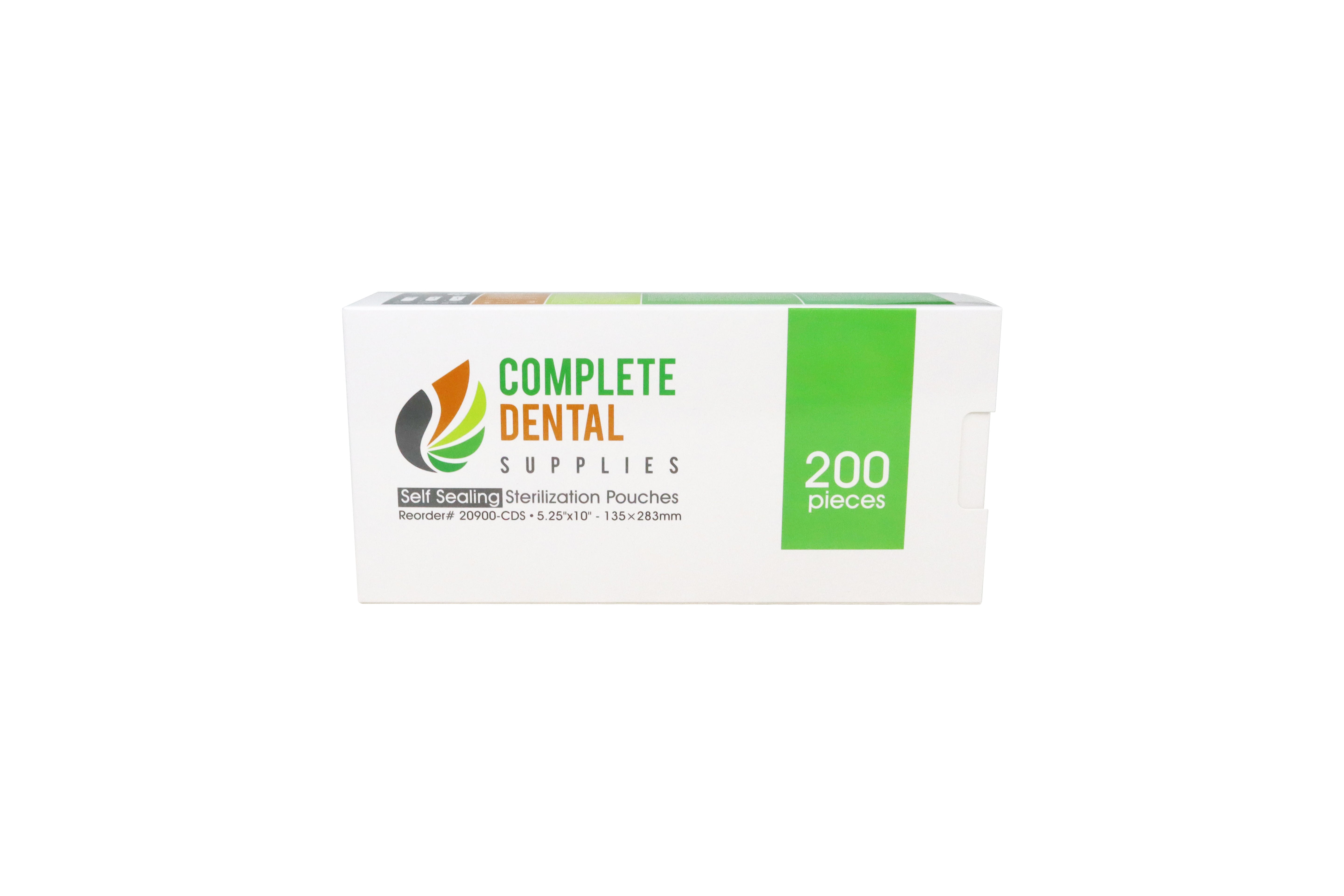 Self Sealing Sterilization Pouches 5.25"*10", 135×(254+29)mm, 200 pcs / box.