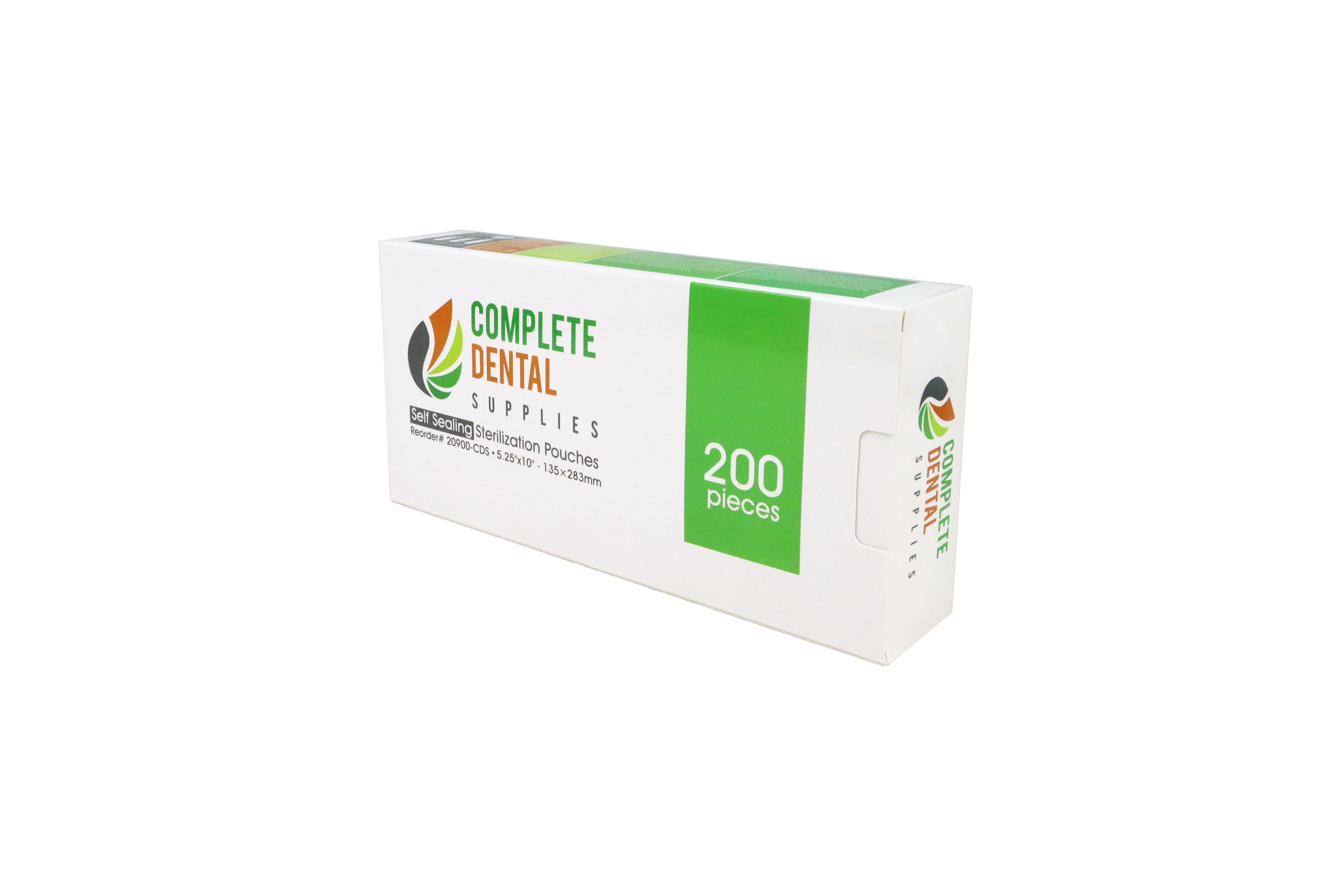 Self Sealing Sterilization Pouches 5.25"*10", 135×(254+29)mm, 200 pcs / box.