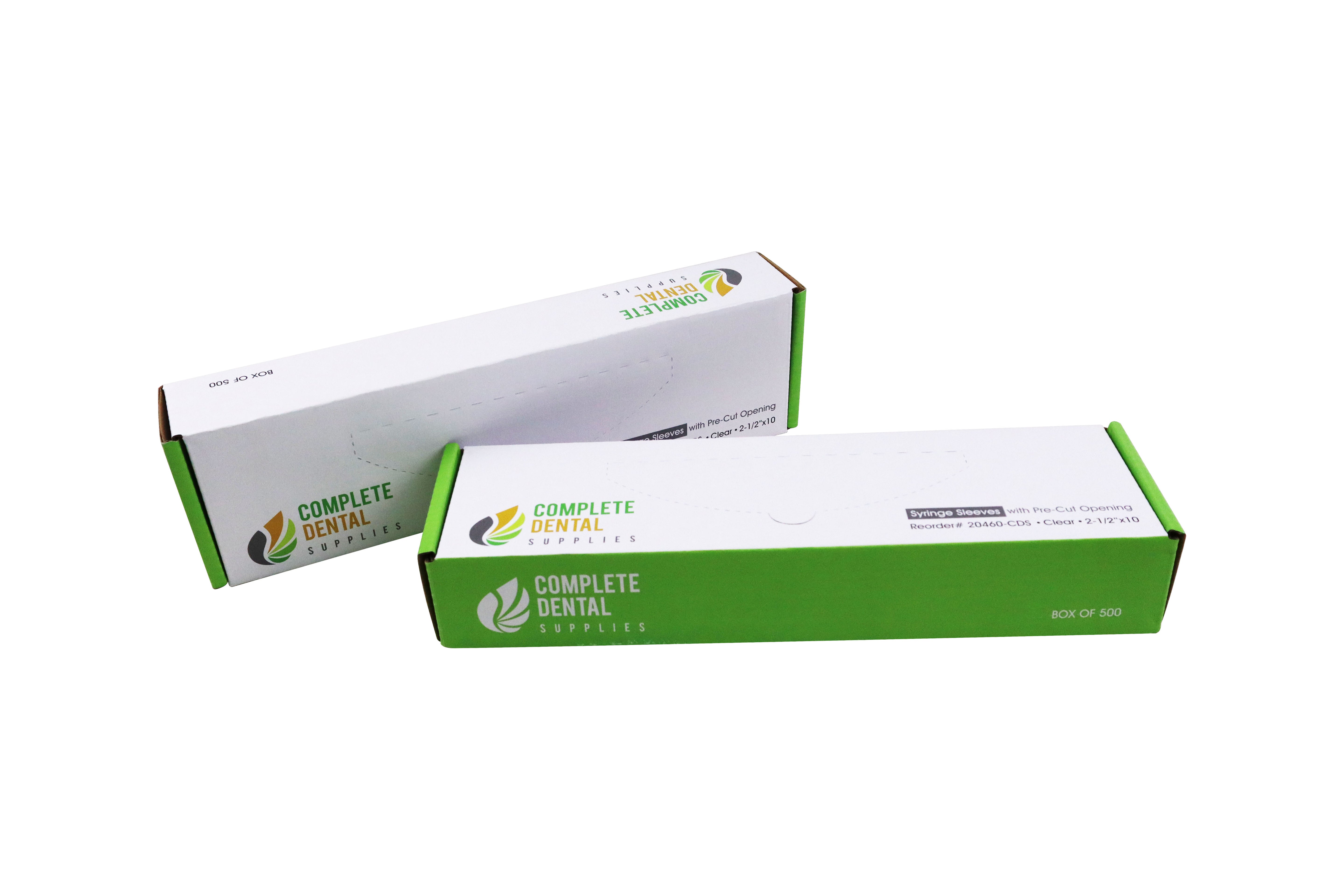 Syringe Sleeves with Pre-Cut Opening, 500 pcs / box.