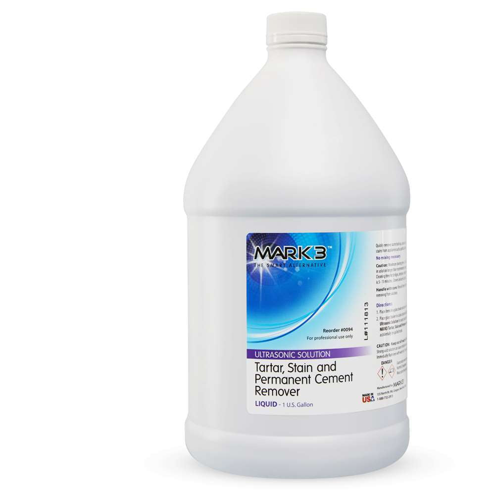 Tartar Stain & Permanent Cement Remover Liquid, MARK3, 1 Gallon.