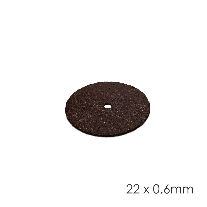 Cut Off Disc, Pin Cutters & Roughing Discs, 22 x 0.6mm, 100pcs/box.