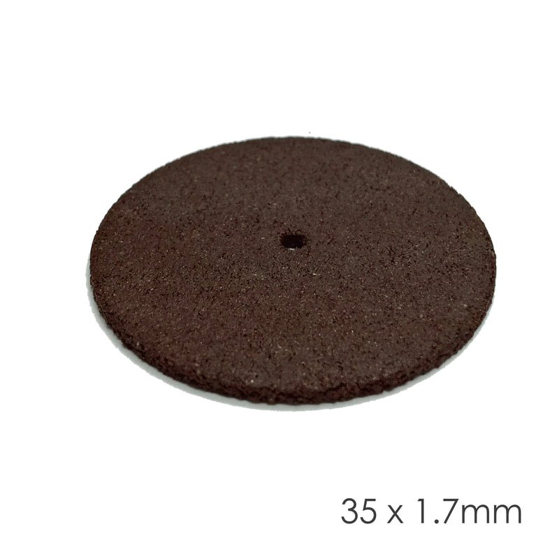 Cut Off Disc, Pin Cutters & Roughing Discs, 35 x 1.7mm, 100pcs/box.