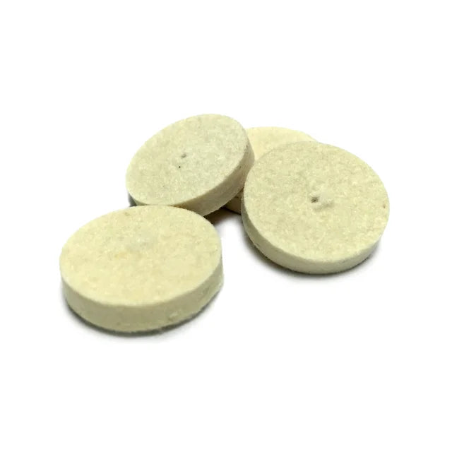 Felt Wheels Soft, Felt- Soft, 1.0 x 0.20 mm, 100 pcs / pack.