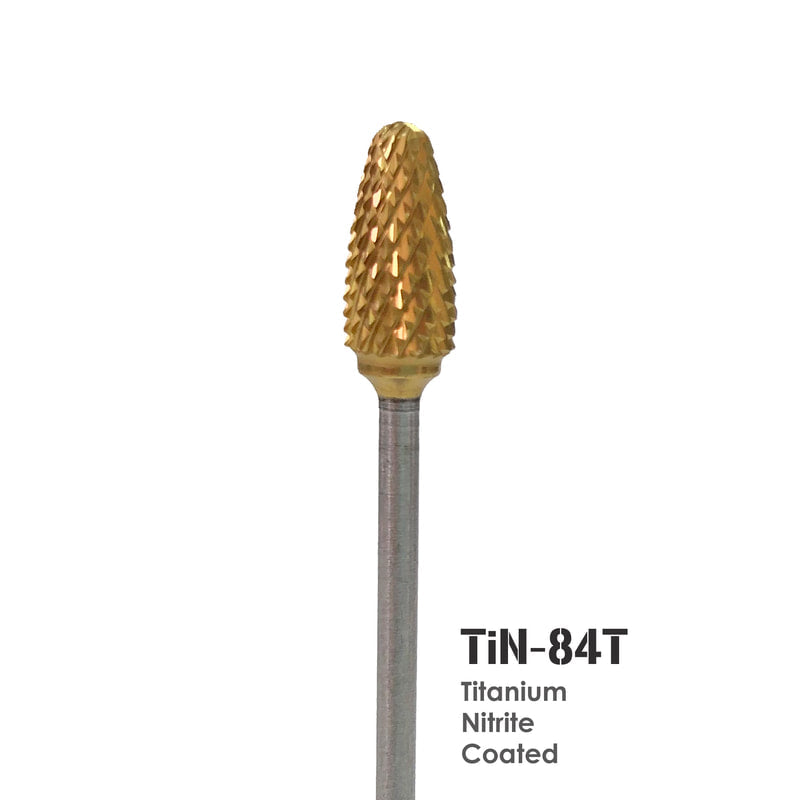Titanium Nitrite Coated Bur Coarse Cut / each.