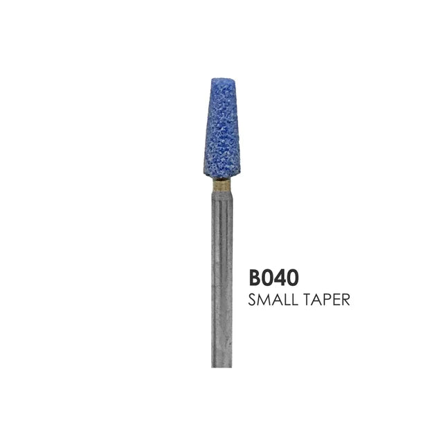 Blue Mounted Stones (HP Shank) B040, Small TAPER, 100 pcs/Box.