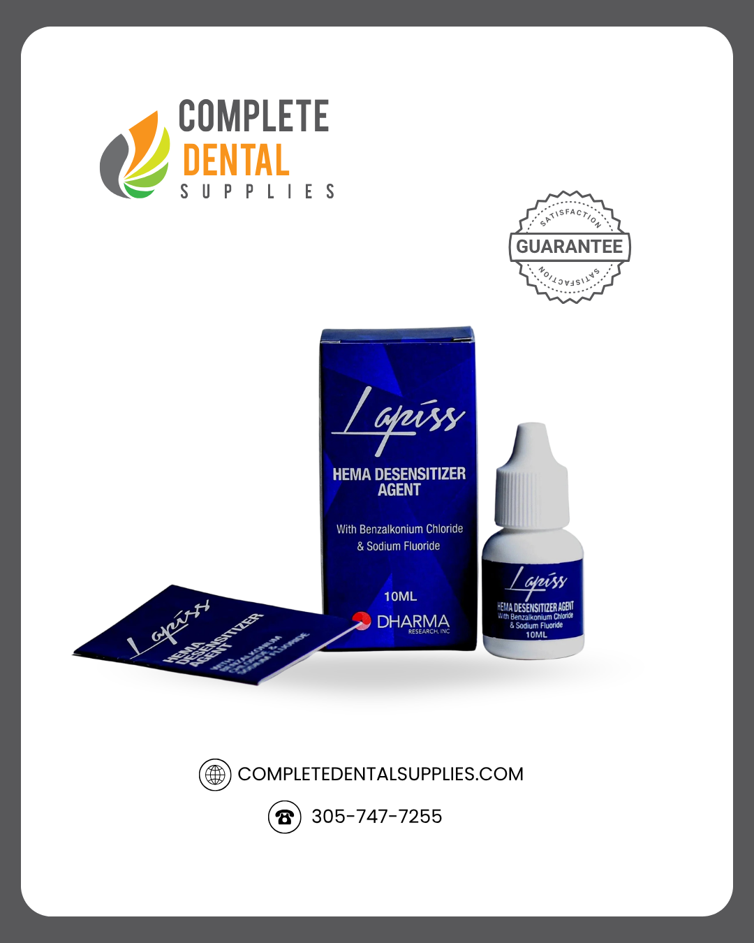 "Lapiss" Hema Desensitizer Agent,  10 ml / Bottle.