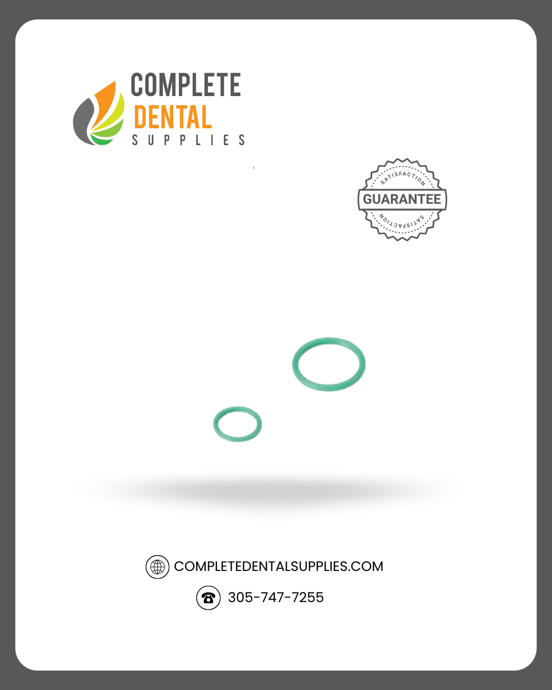 Star 430/Solara HP O-Rings; Pkg of 2.