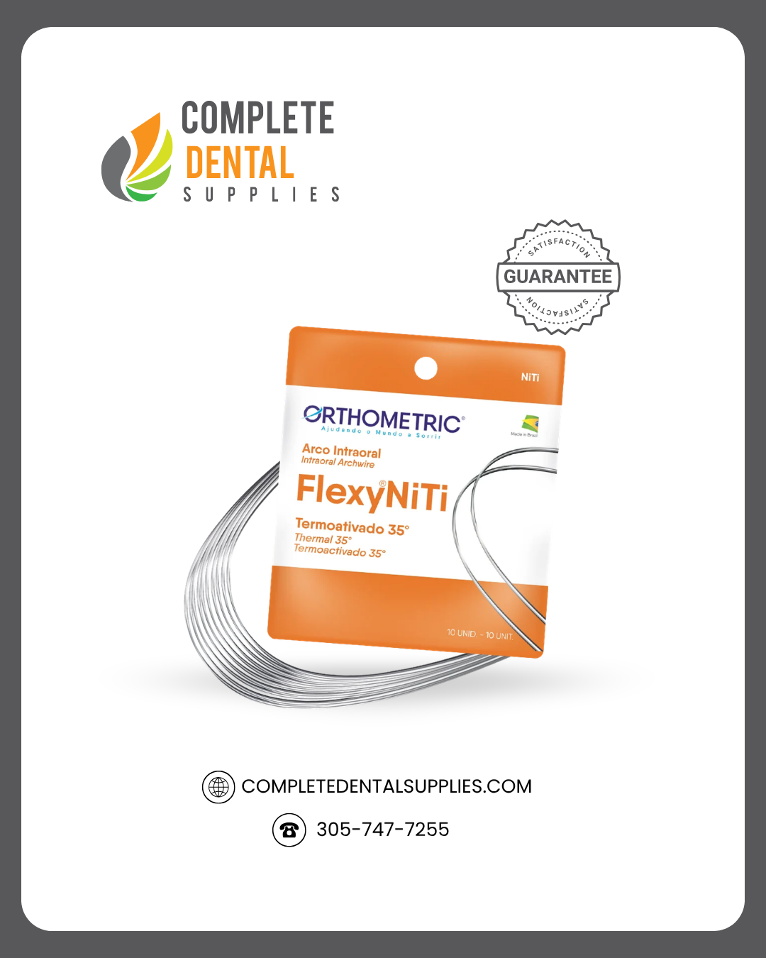 Flexy Niti thermally activated arch wire 0,014 Lower, 10/pack