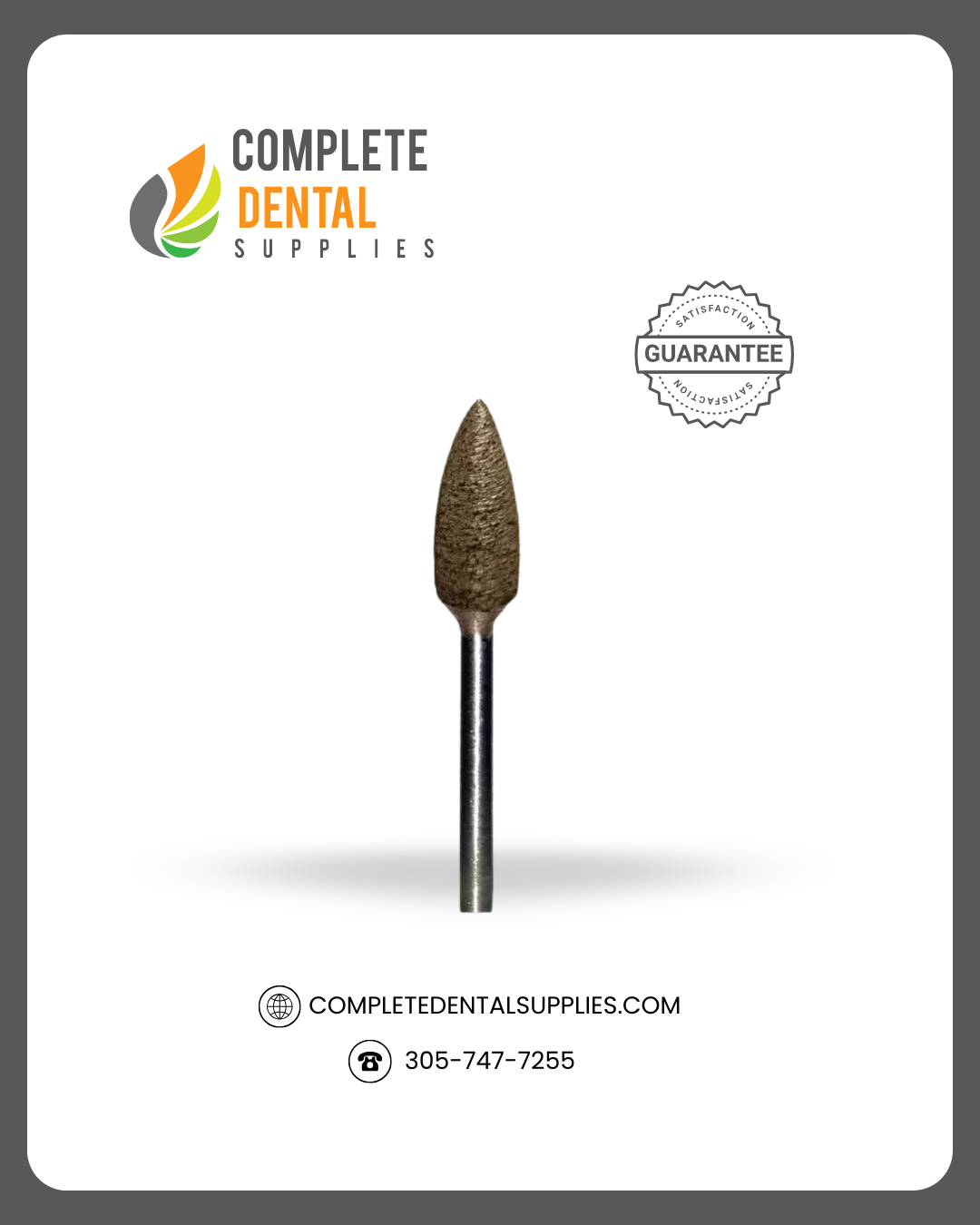 Sintered Diamond Burs SDN # 4, HP Shank 2.35mm Each