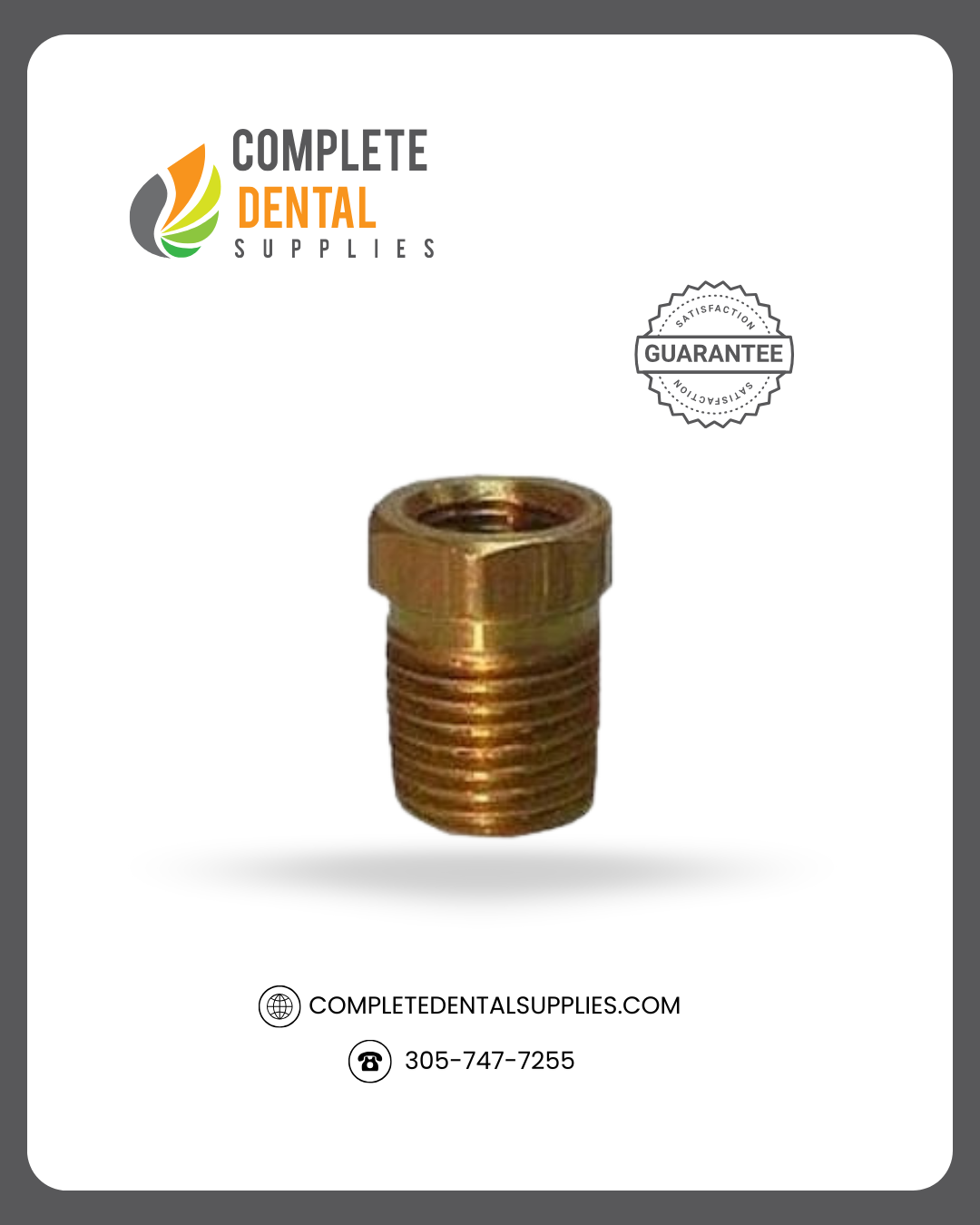 1/2" MPT x 1/4" FPT Bushing, each.