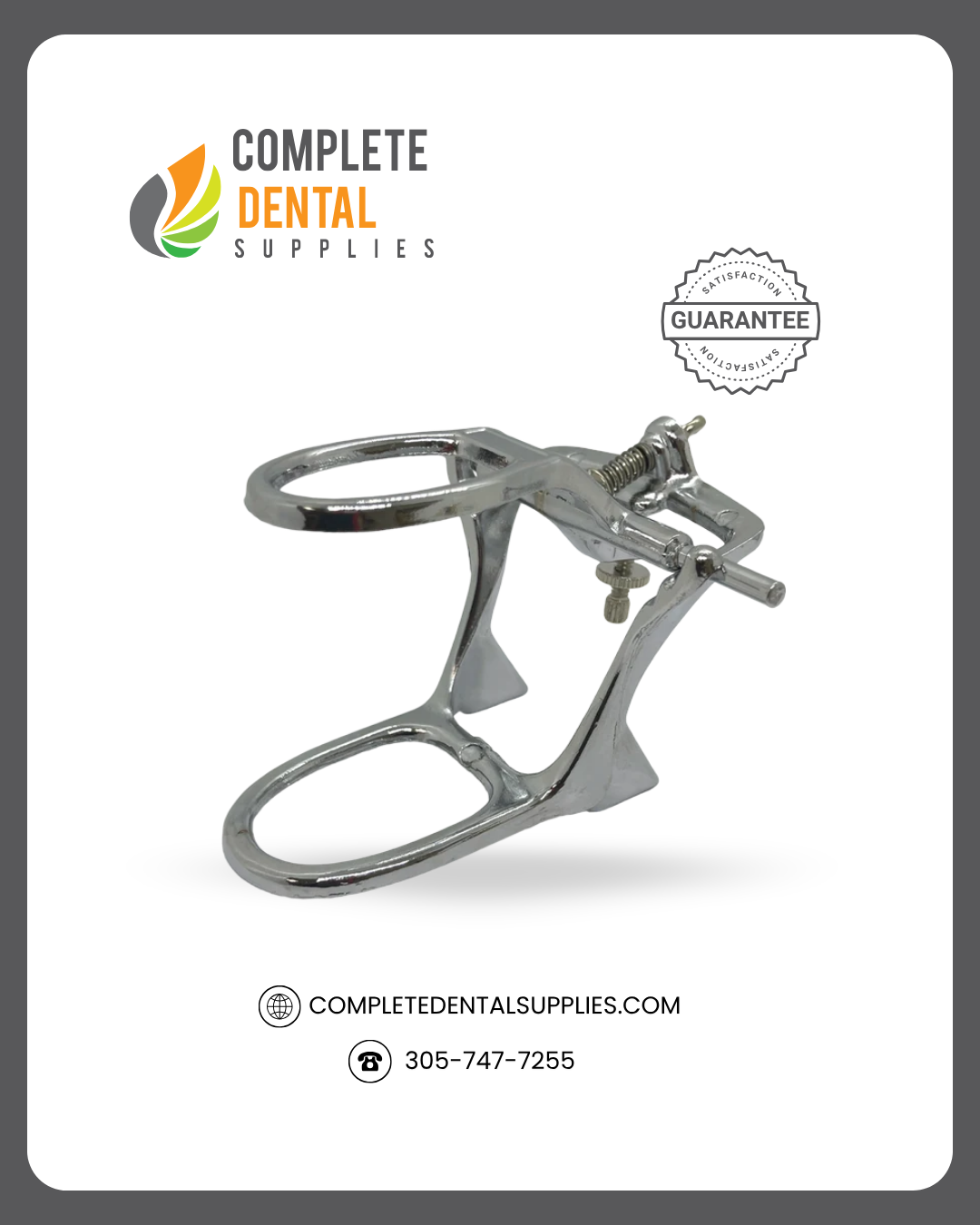 Chrome High Arch Articulators, Single unit.