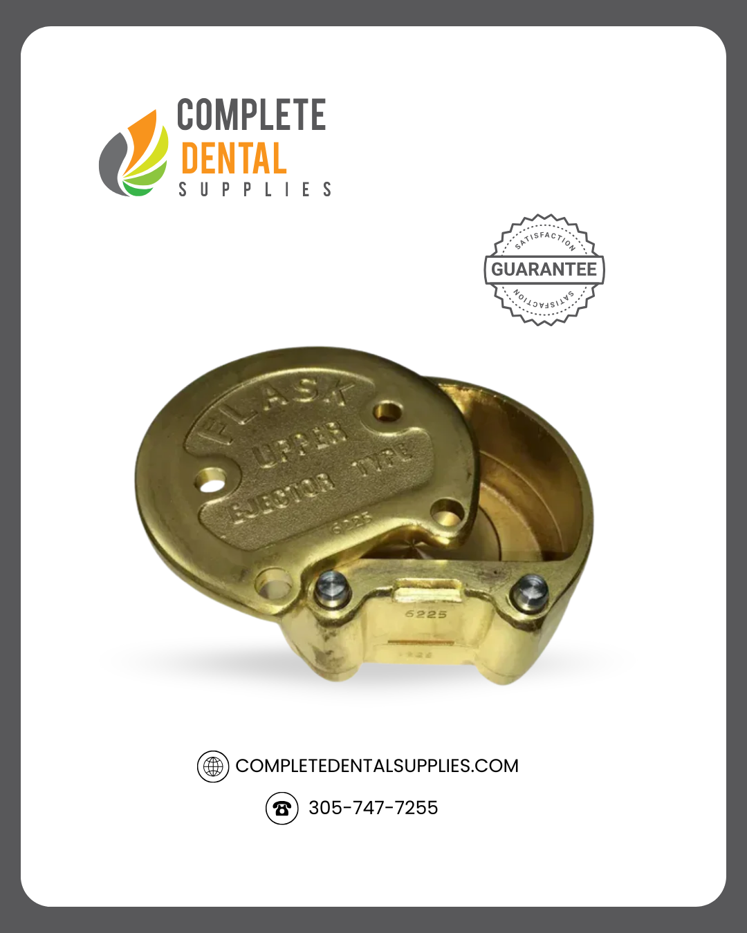 Meta Dental Upper Flask, Ejector Type.