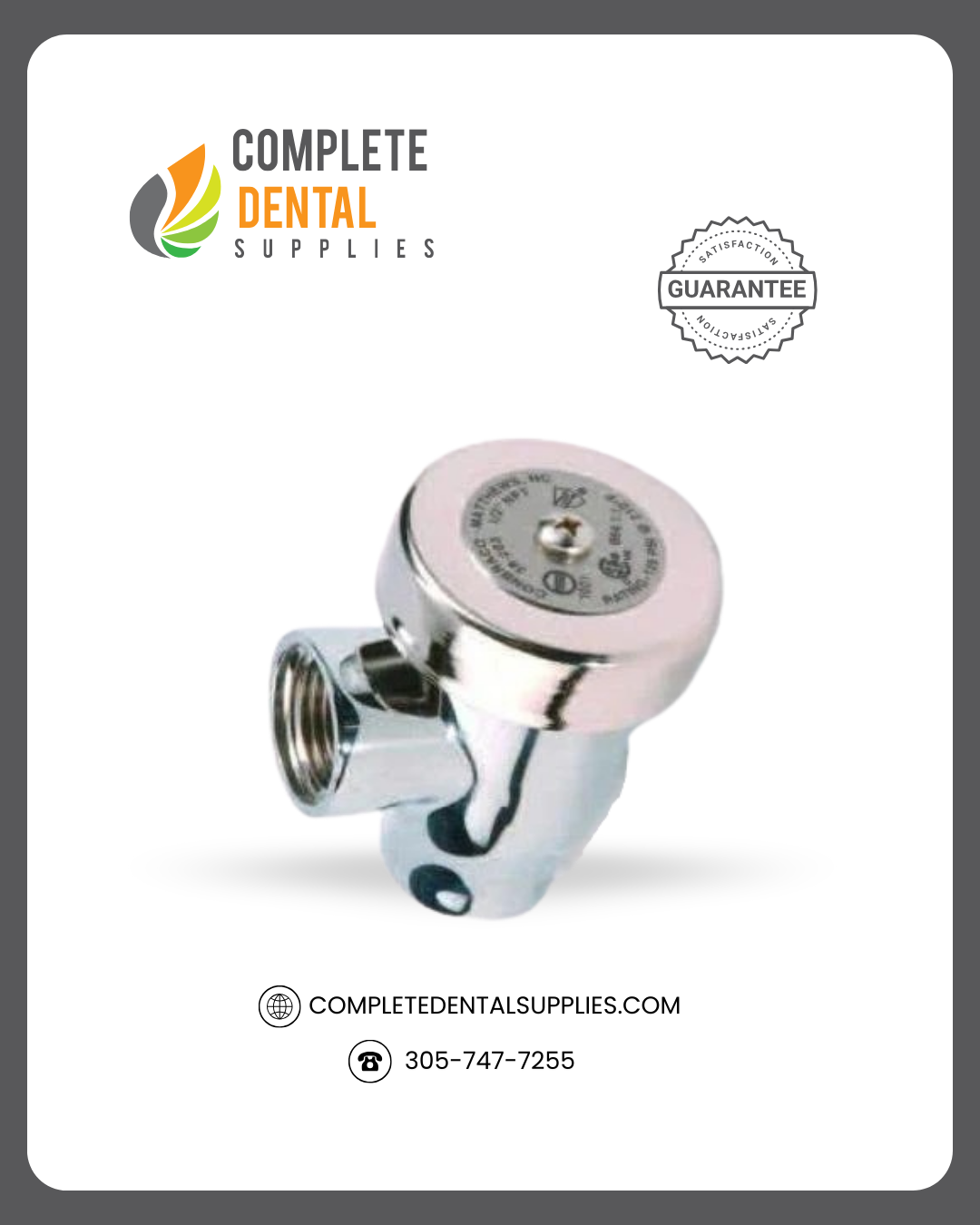 Vacuum Breaker, 3/8" NPT.