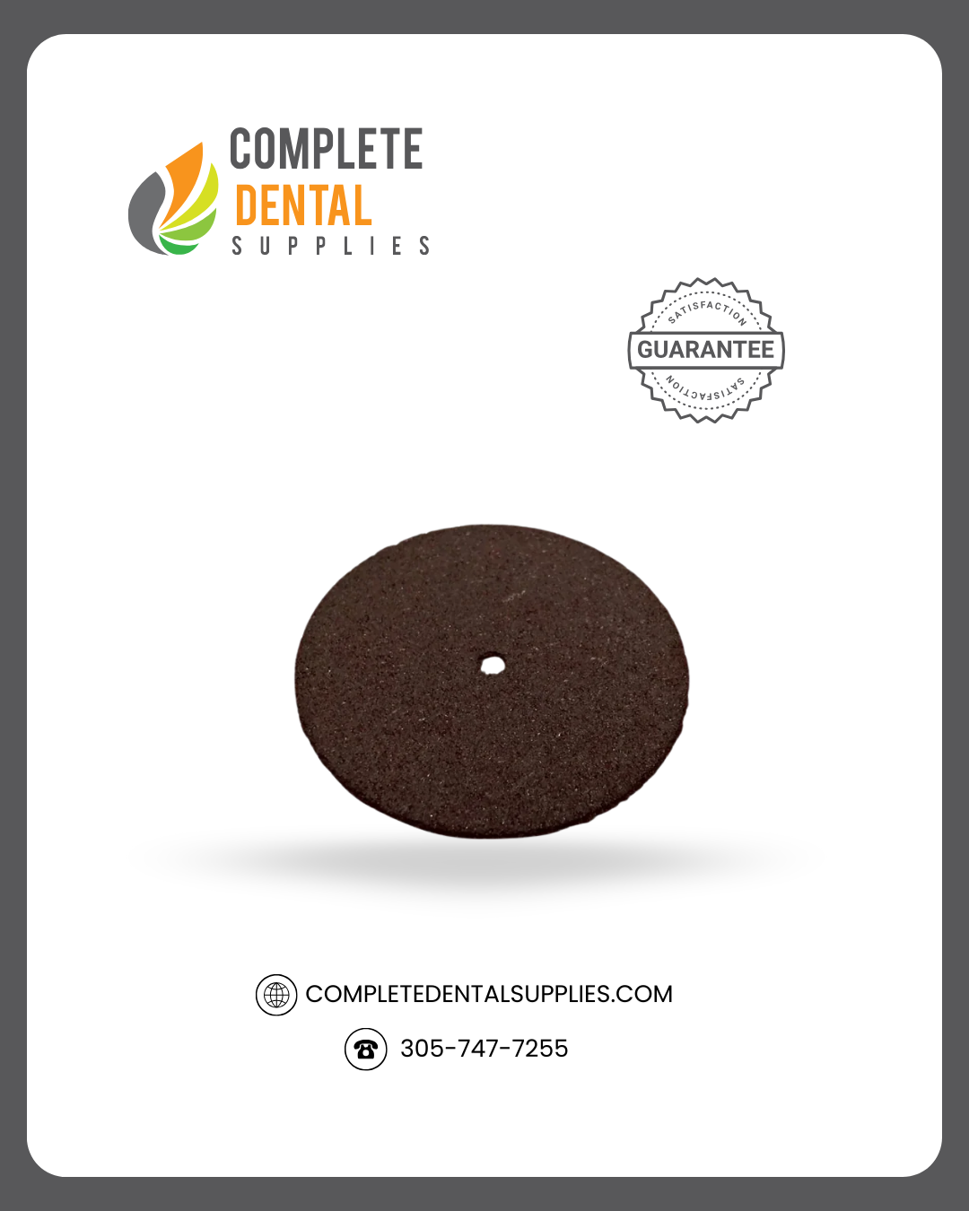 Cut Off Disc, Pin Cutters & Roughing Discs, 40 x 1.0mm, 100pcs/box.