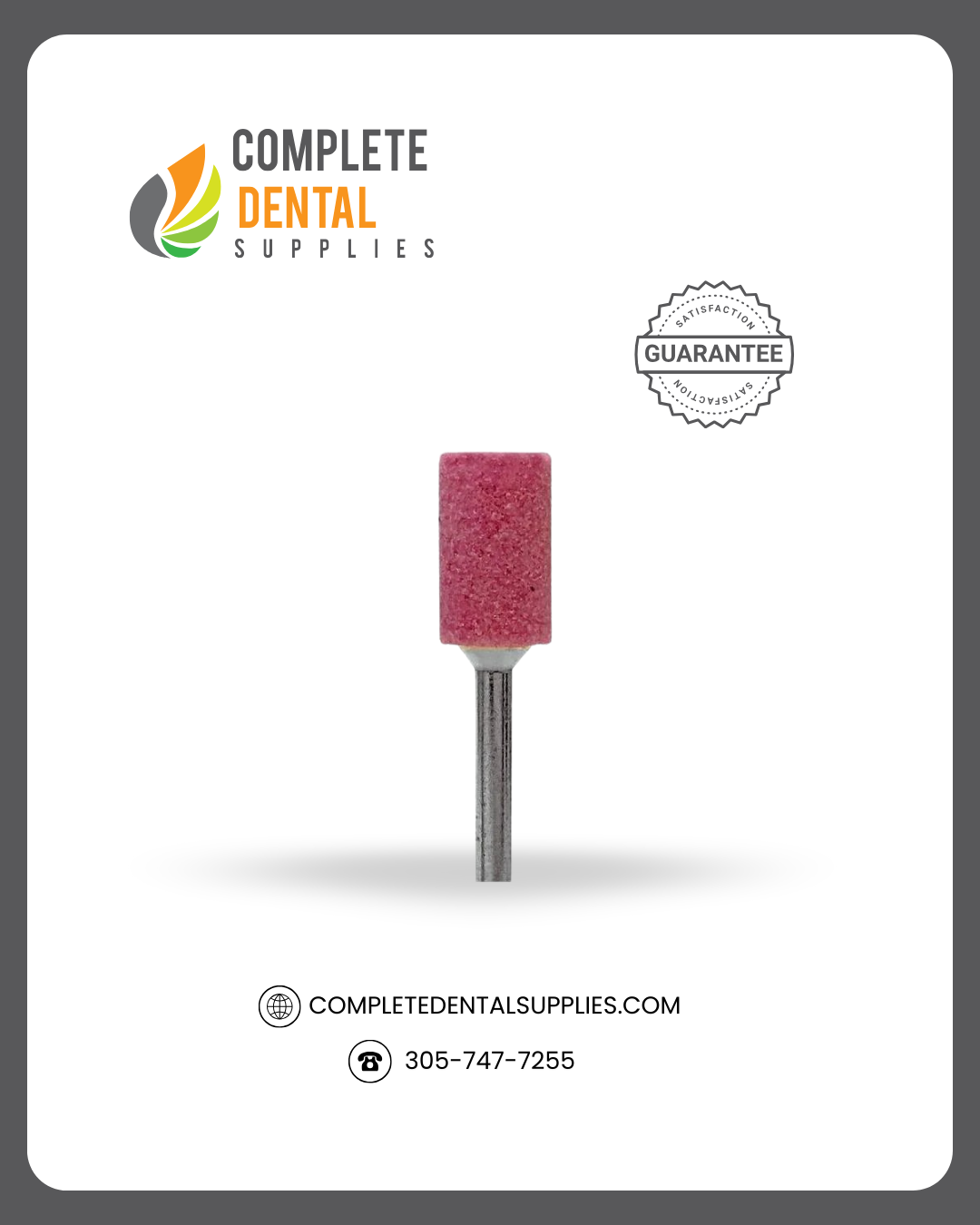 Pink Mounted Stones/Piedra montada Rosada P059, HP Shank, 100pcs / Box.