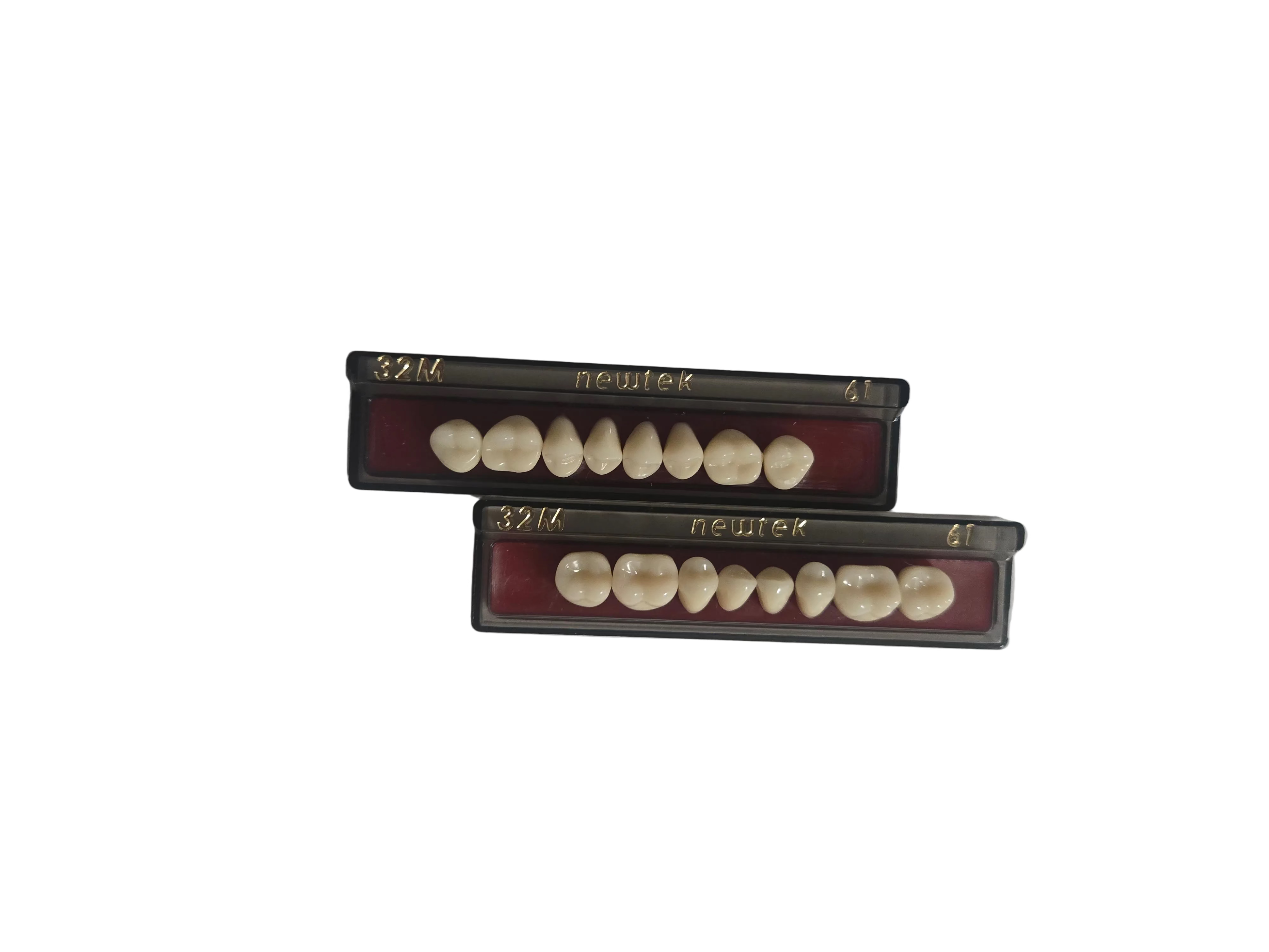 MDC New Tec Lower Posterior, Acrylic Resin Teeth, Single card, 6 pcs / card.