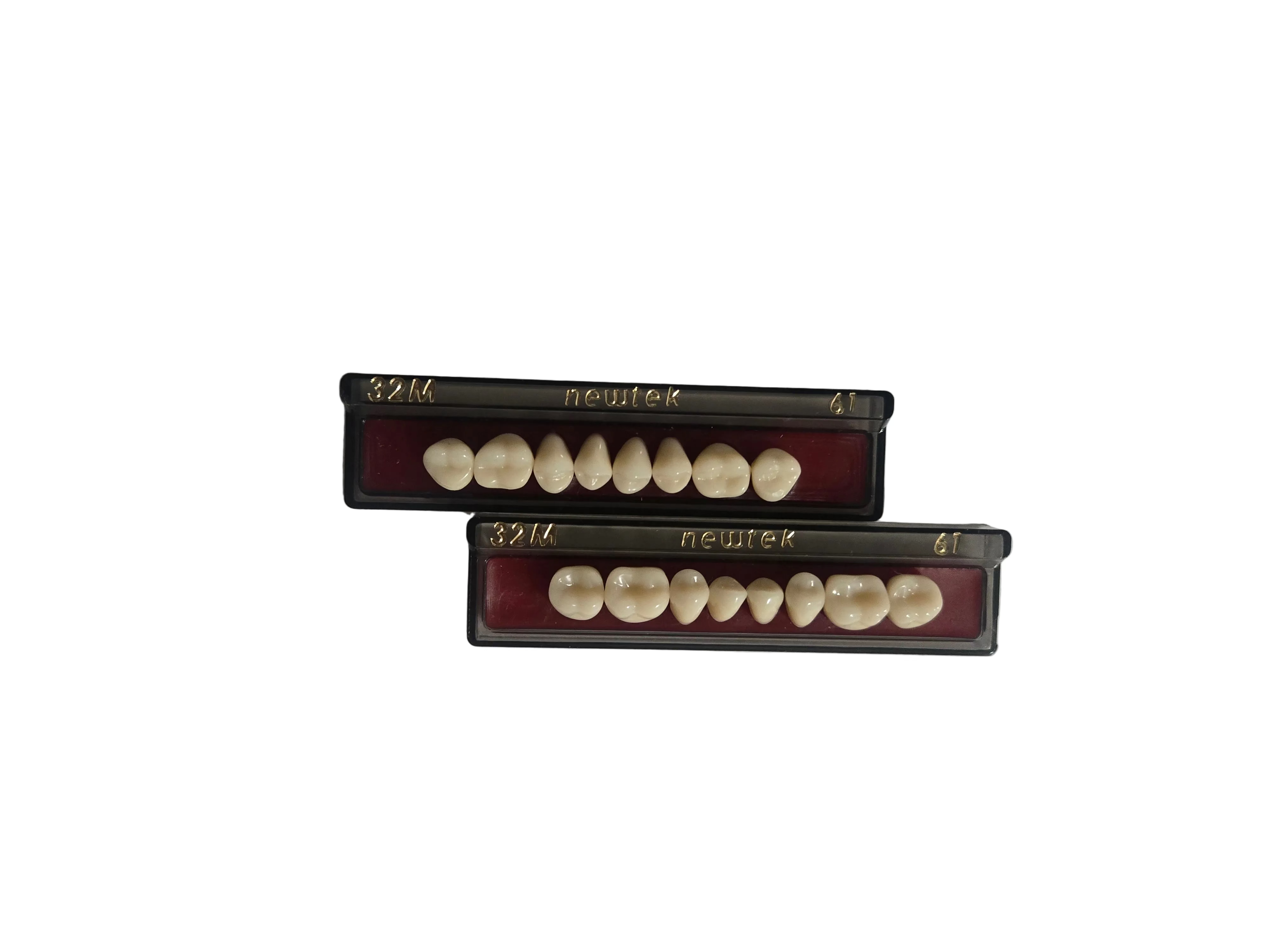 MDC New Tec Upper Posterior, Acrylic Resin Teeth, Single card, 6 pcs / card.