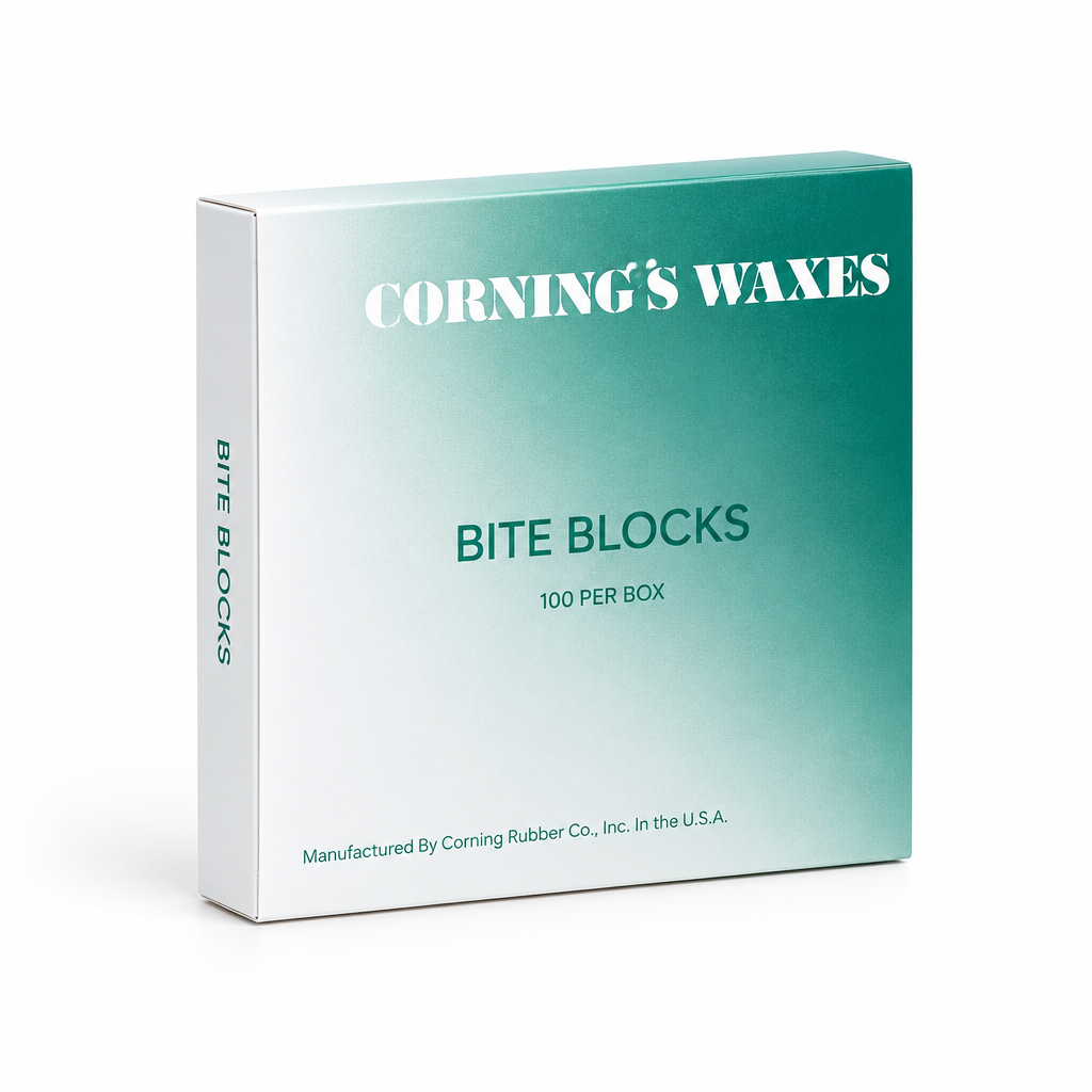 Corning Wax Bite Blocks, 100 U Shape / Box.