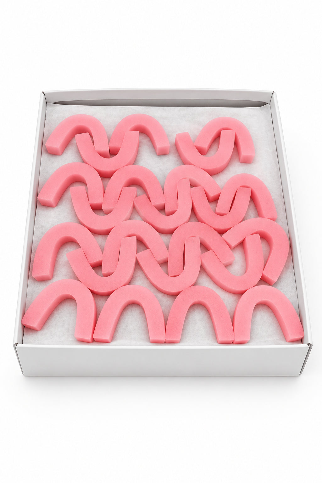 Corning Wax Bite Blocks, 100 U Shape / Box.