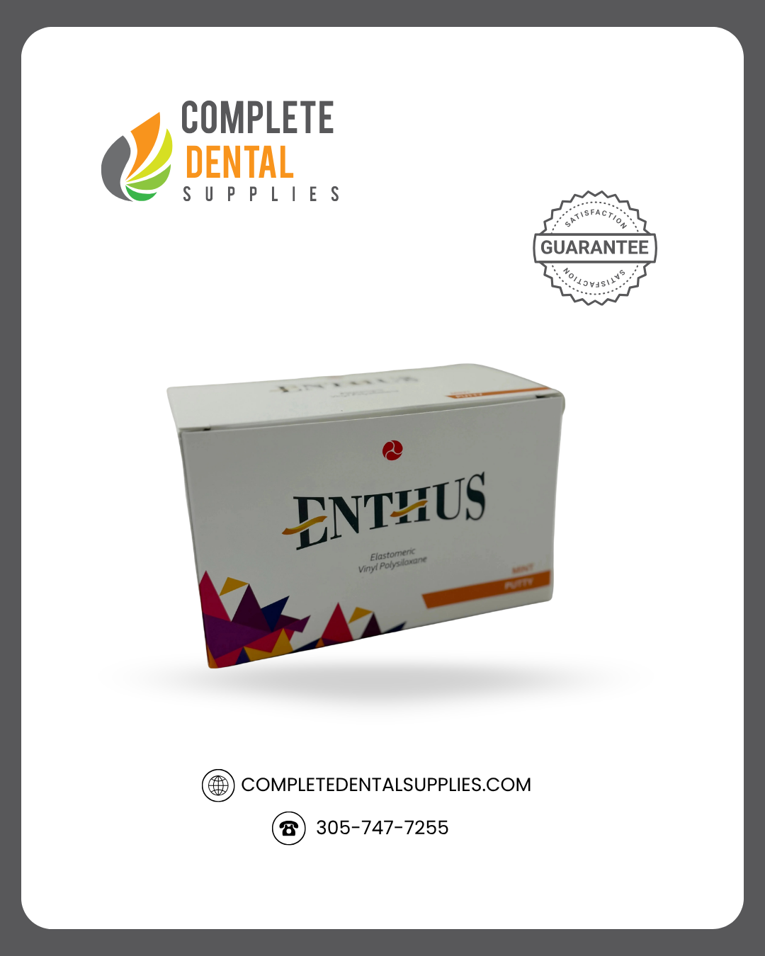 Enthus VPS Putty Regular Set - Spear Mint, 2 x 300ml Jars & 2 Scoops