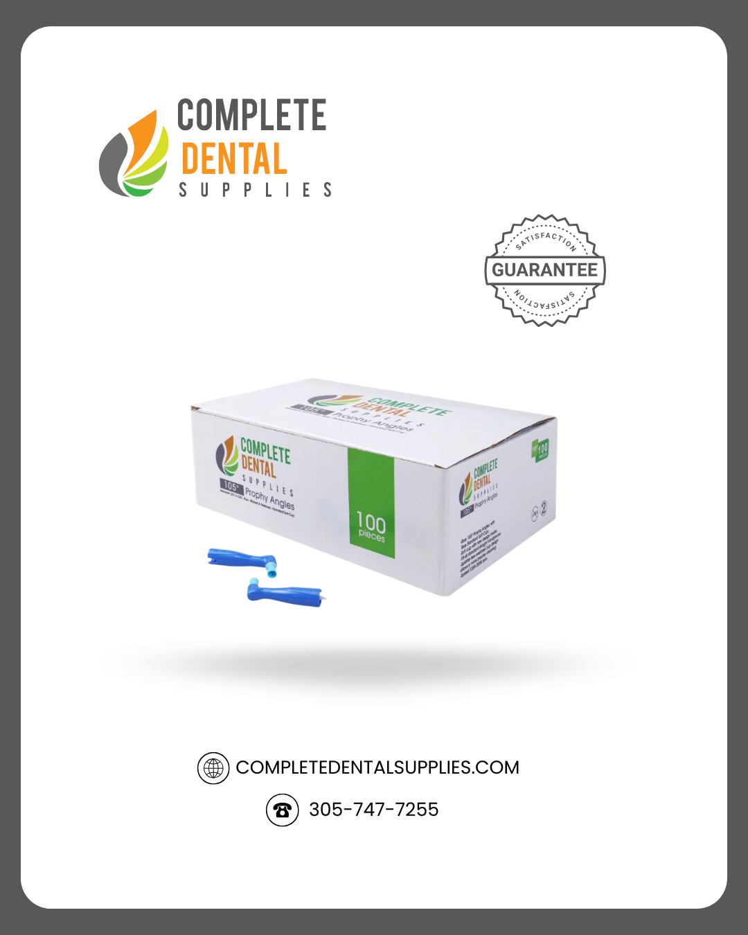 Prophy Angles, standard soft cups, 100pcs/box.