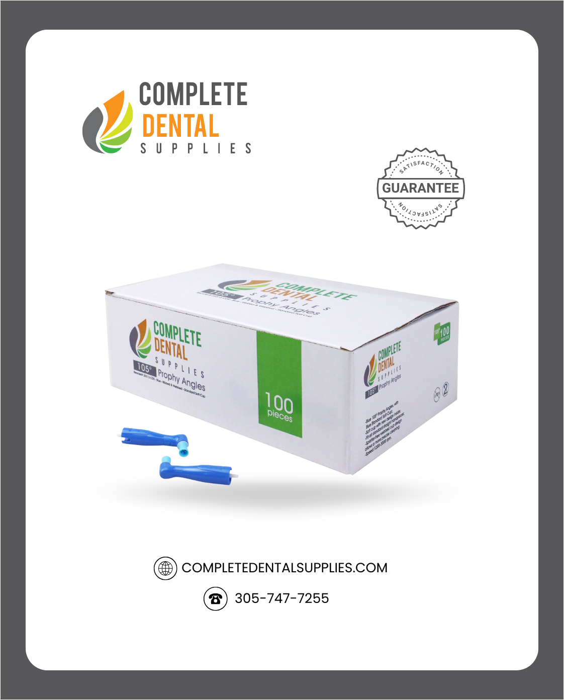 Prophy Angles, standard soft cups, 100pcs/box.