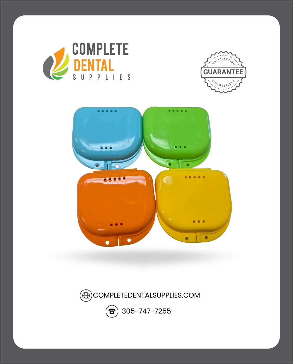 Retainer Boxes Assorted Color, 12/pk.