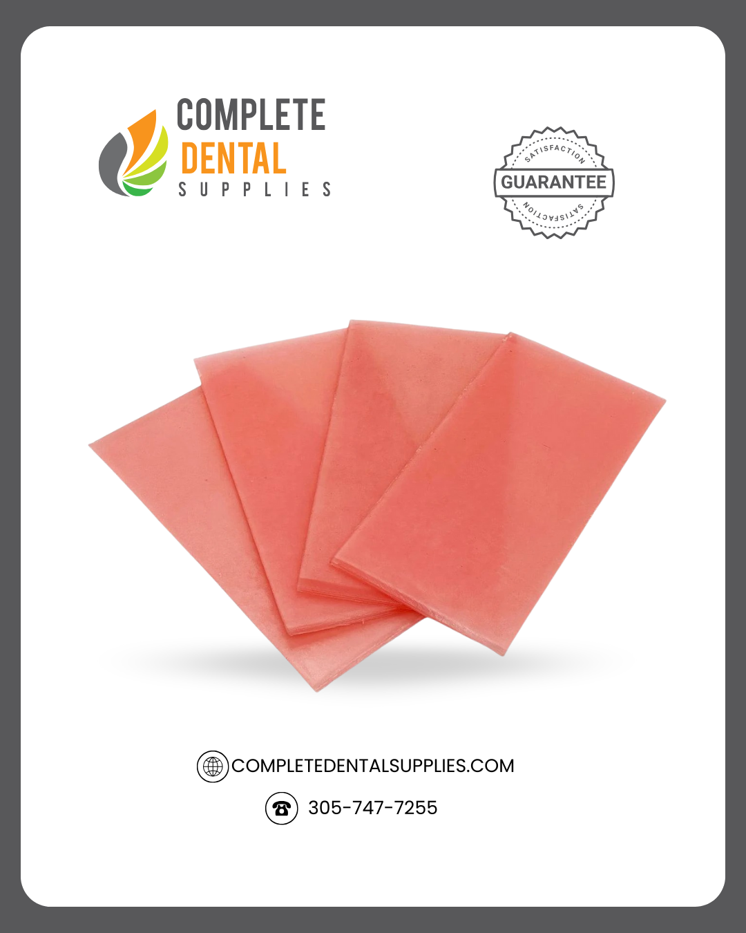 Rogxon Wax Base Plate, Set Up & All Purpose Wax Extra Hard / Extra Dura.