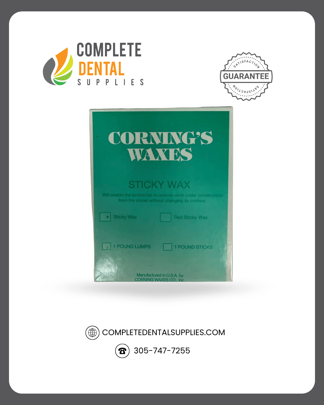 Sticky Wax 1 Pound Lumps