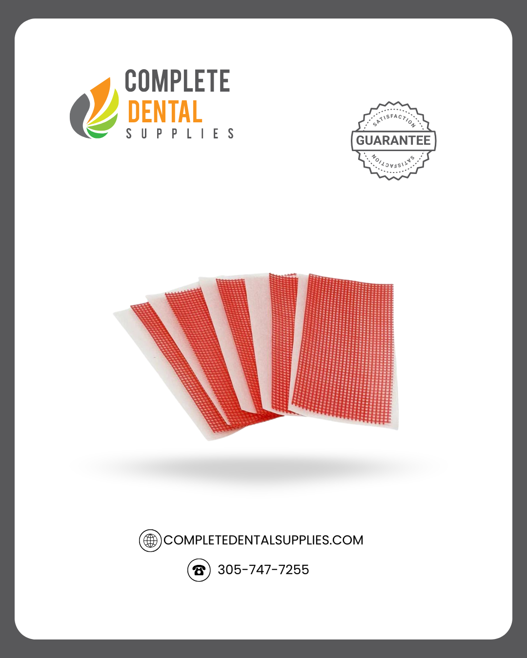 Mesh Wax Red, 15cm x 7.5cm, 10 sheets/box