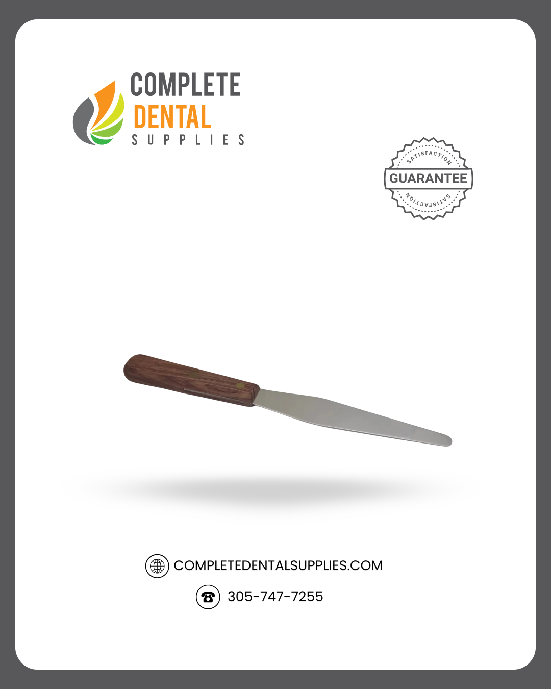 15R Spatula, 6" Rigid Blade. each.