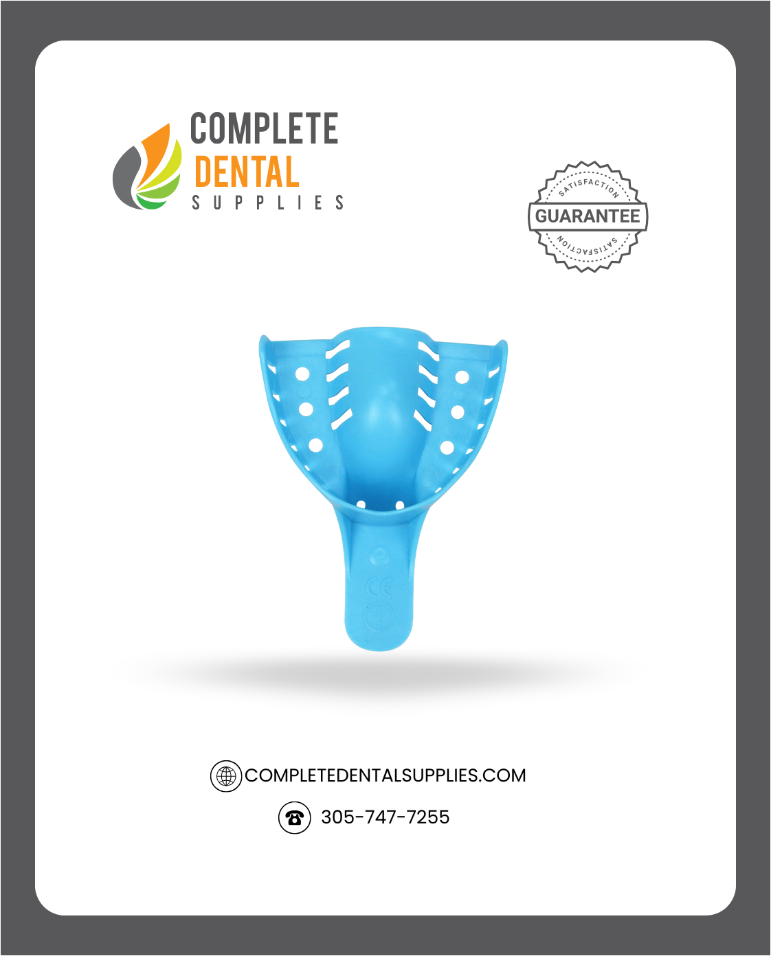 Disposable Impression Trays, Perforated # 1, Large Upper, 12 pcs / bag.