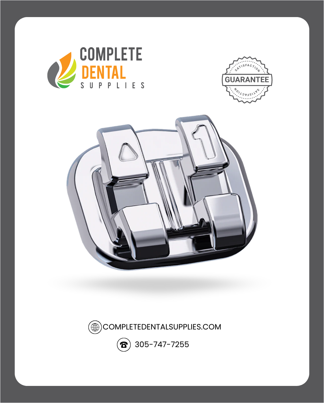 Advanced Series – Mini LP Metal Brackets – MBT 0.022", 1 set-20 units.