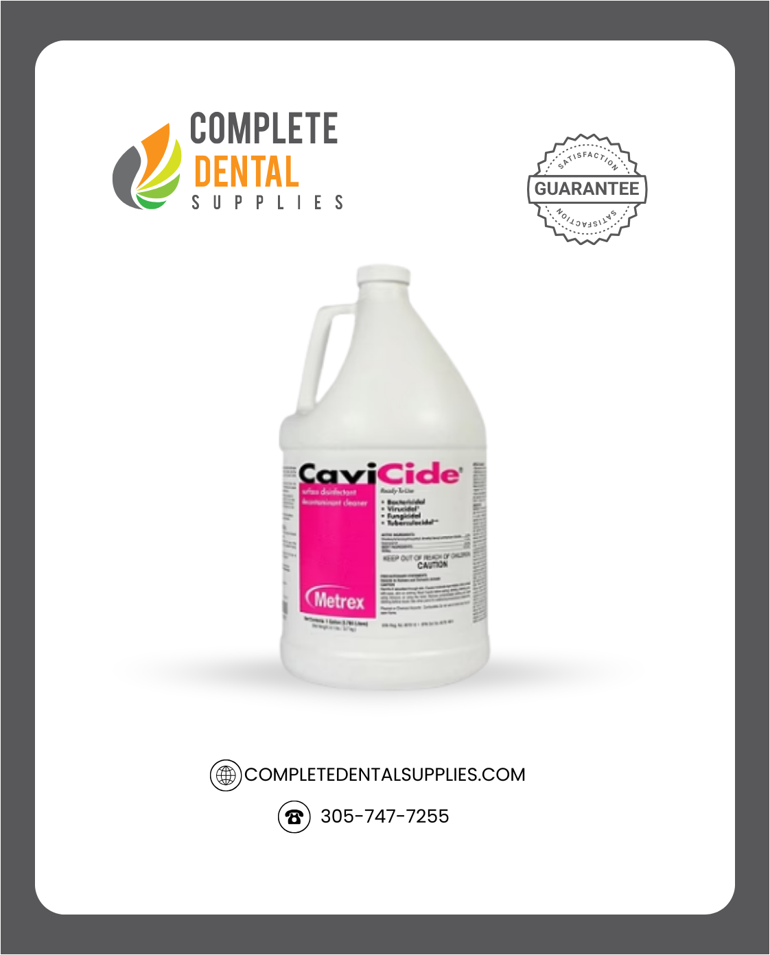 CaviCide - Metrex, 1 Gallon.