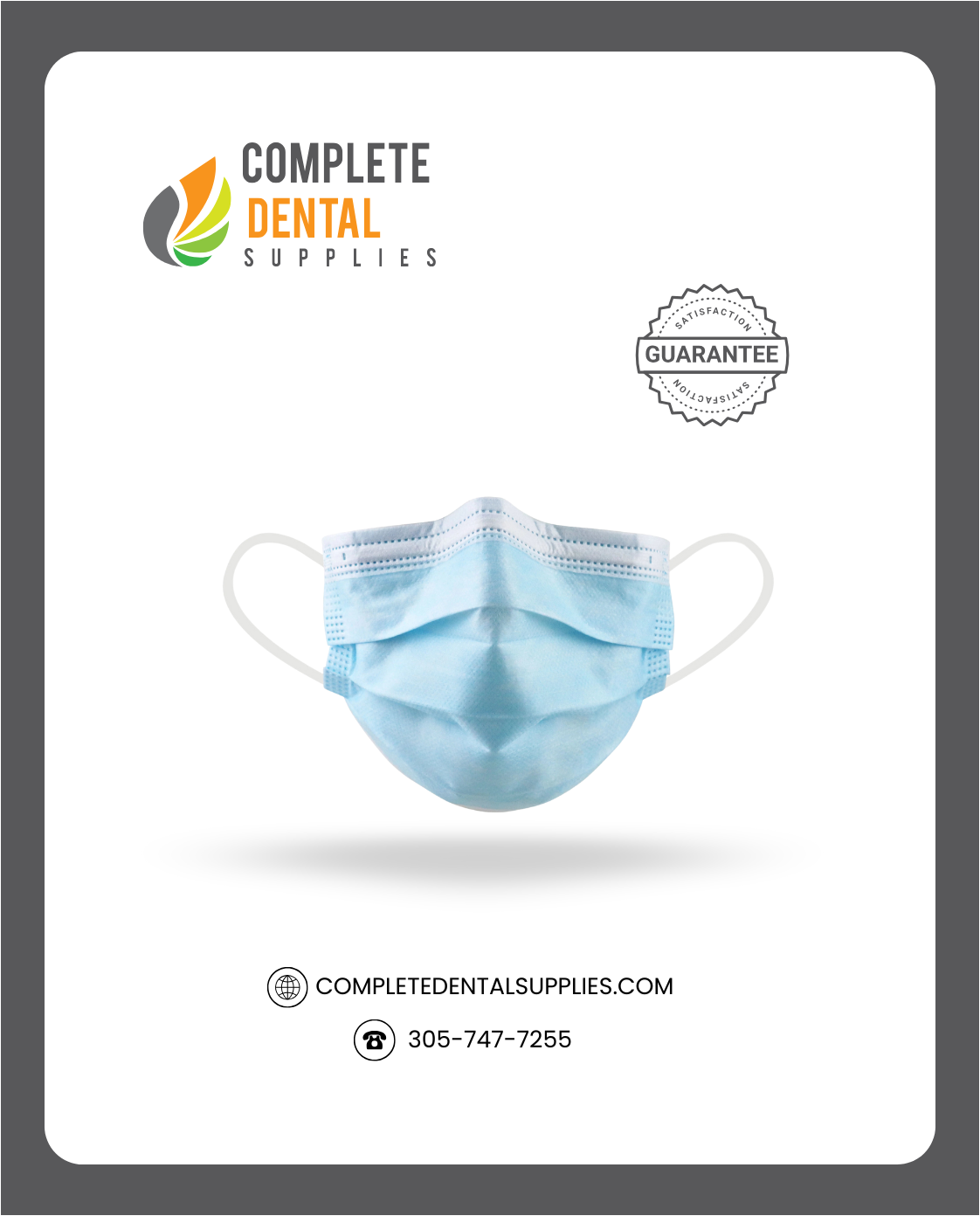 ASTM Level 2 Face Masks, Ear Loop, 3 Fold, 50pcs / Box.