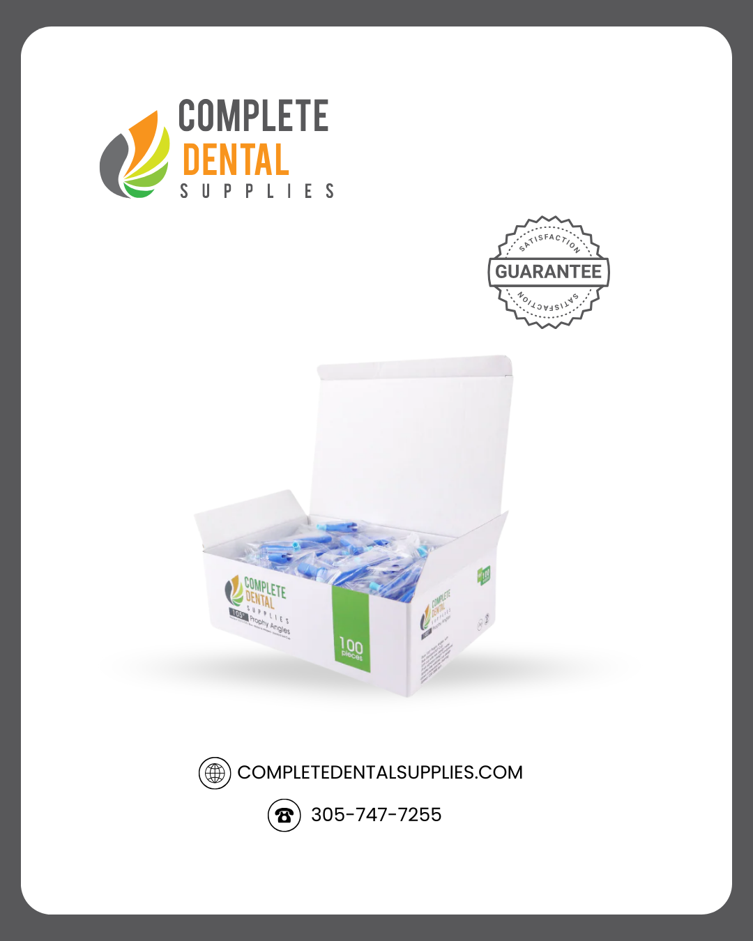 Prophy Angles, standard soft cups, 100pcs/box.