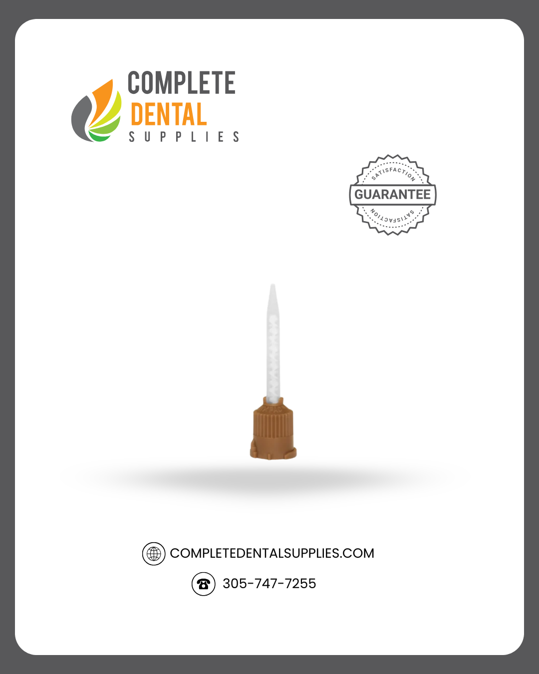 Hexa Non- Eugenol Temporary Cement, 10ml X 1 Syringe + 6 Mixing Tips