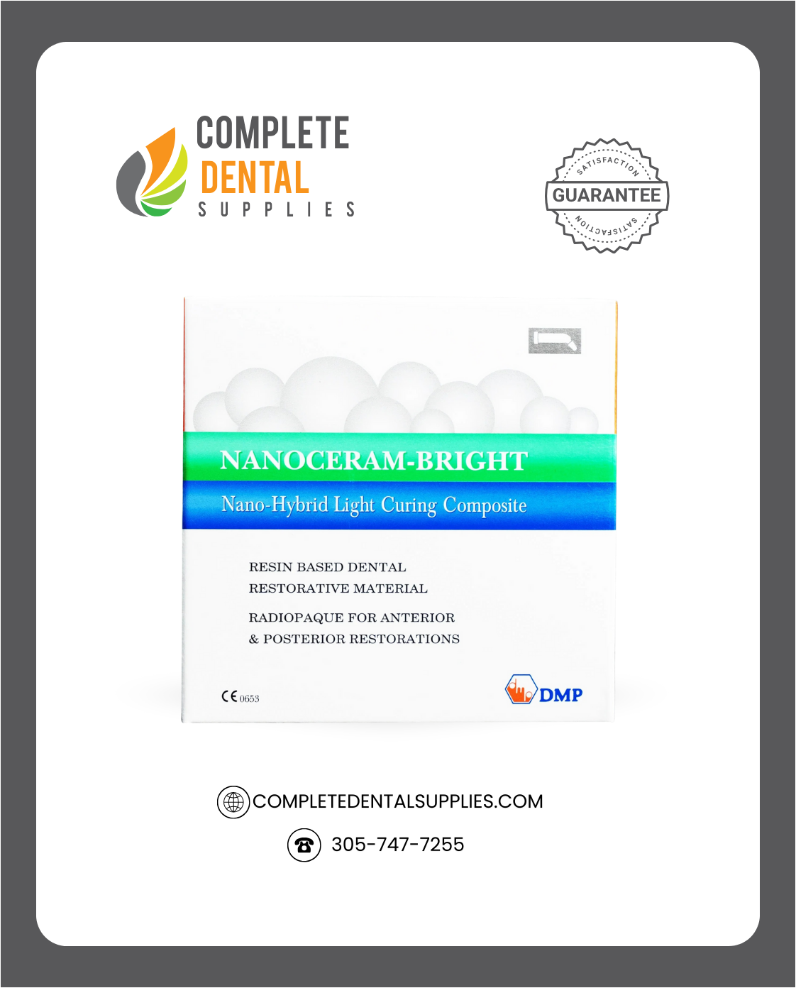 NANOCERAM-BRIGHT Composite A3.5, 0.25g capsules x 20/pk