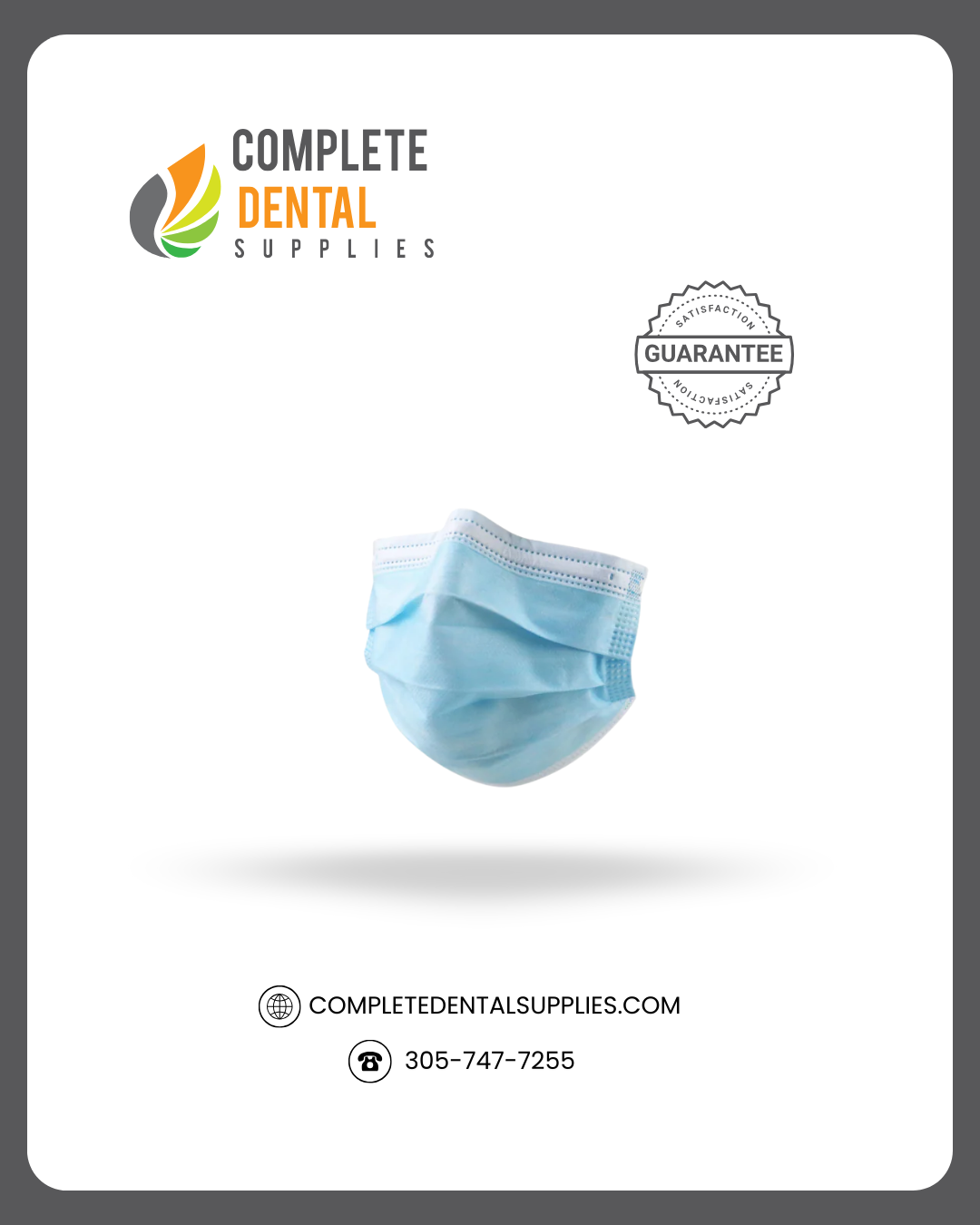 ASTM Level 2 Face Masks, Ear Loop, 3 Fold, 50pcs / Box.