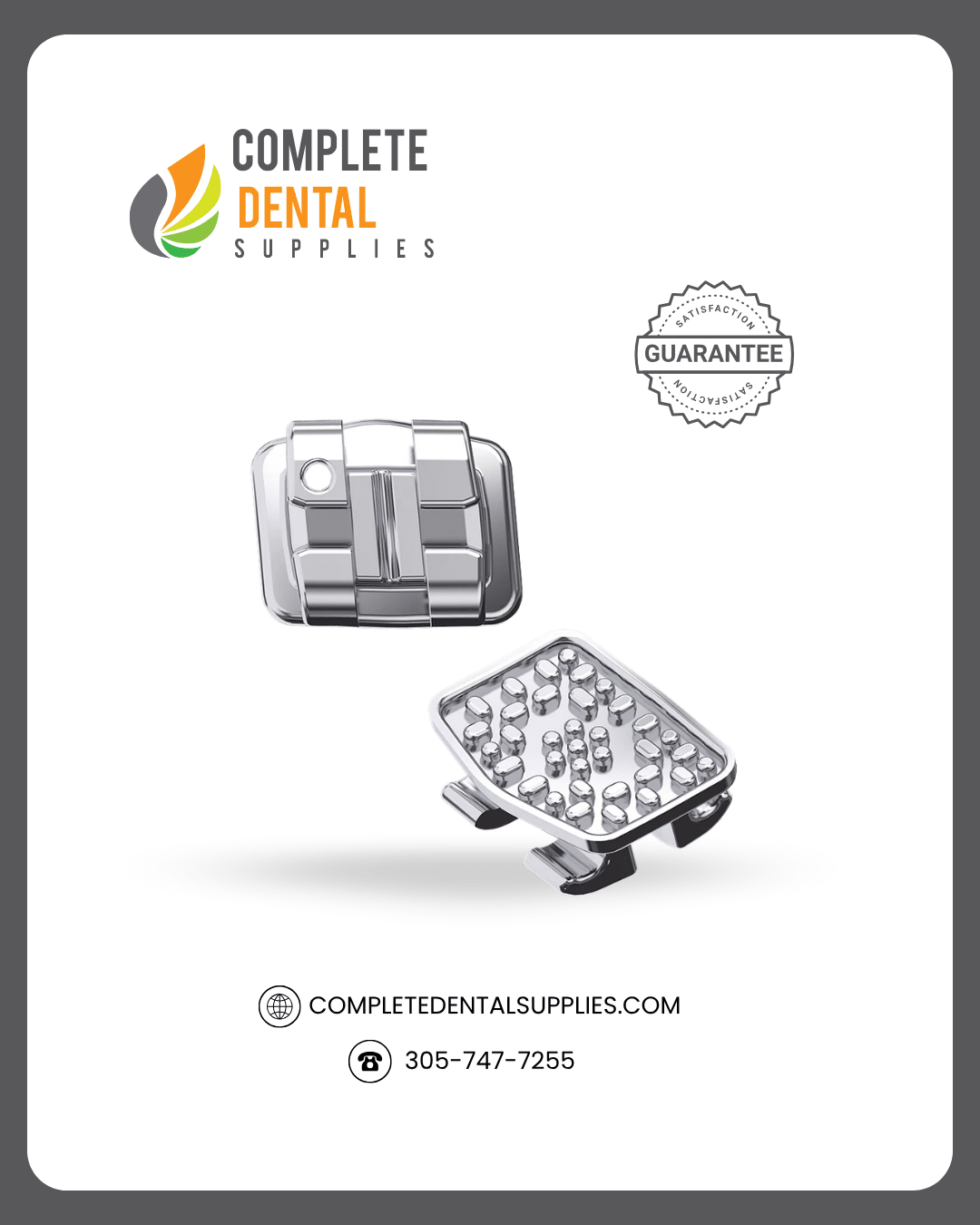 Advanced Series - Mini LP - Metal Brackets - MBT 0,022", 1 set/20pcs