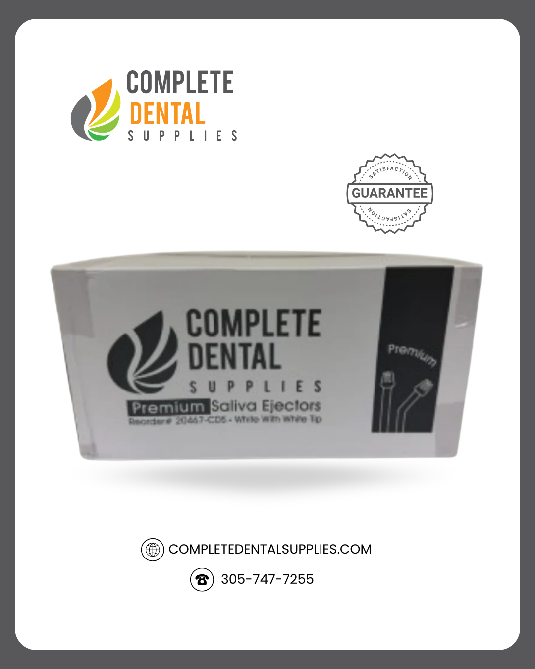 Saliva Ejectors, Premium, 148MM, 100 pcs/Bag.