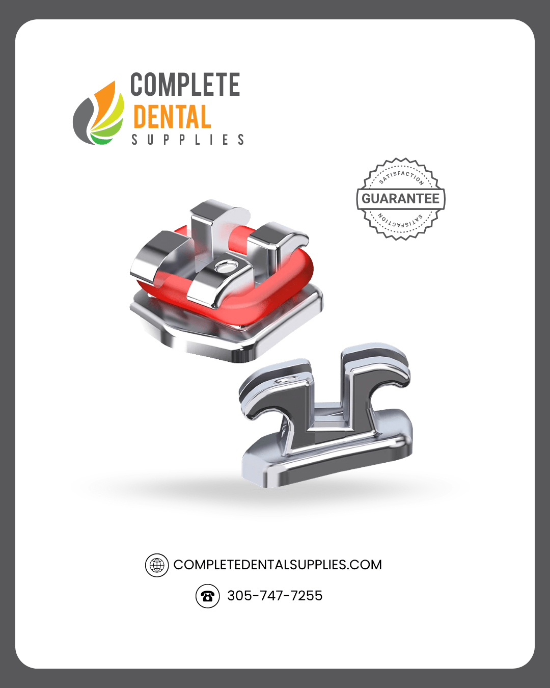 Advanced Series - Mini LP - Metal Brackets - MBT 0,022", 1 set/20pcs