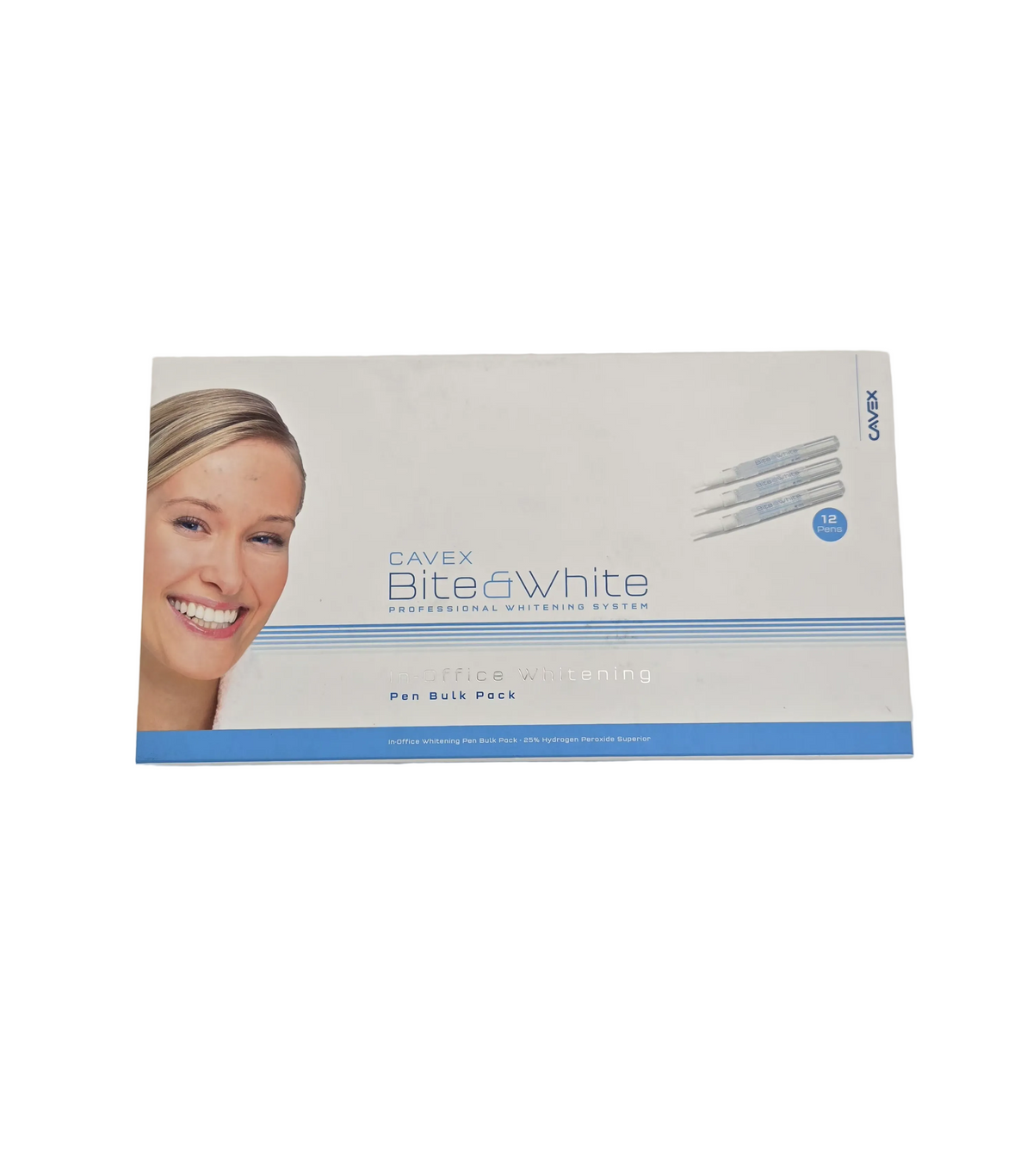 Cavex Bite & White, In-Office Whitening System, Bulk Pack, 2ml X 12 Pen, HP25