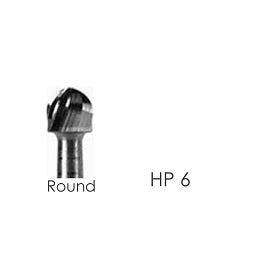 HP Shank Carbide Bur HP6 Round, 12pcs/Package.