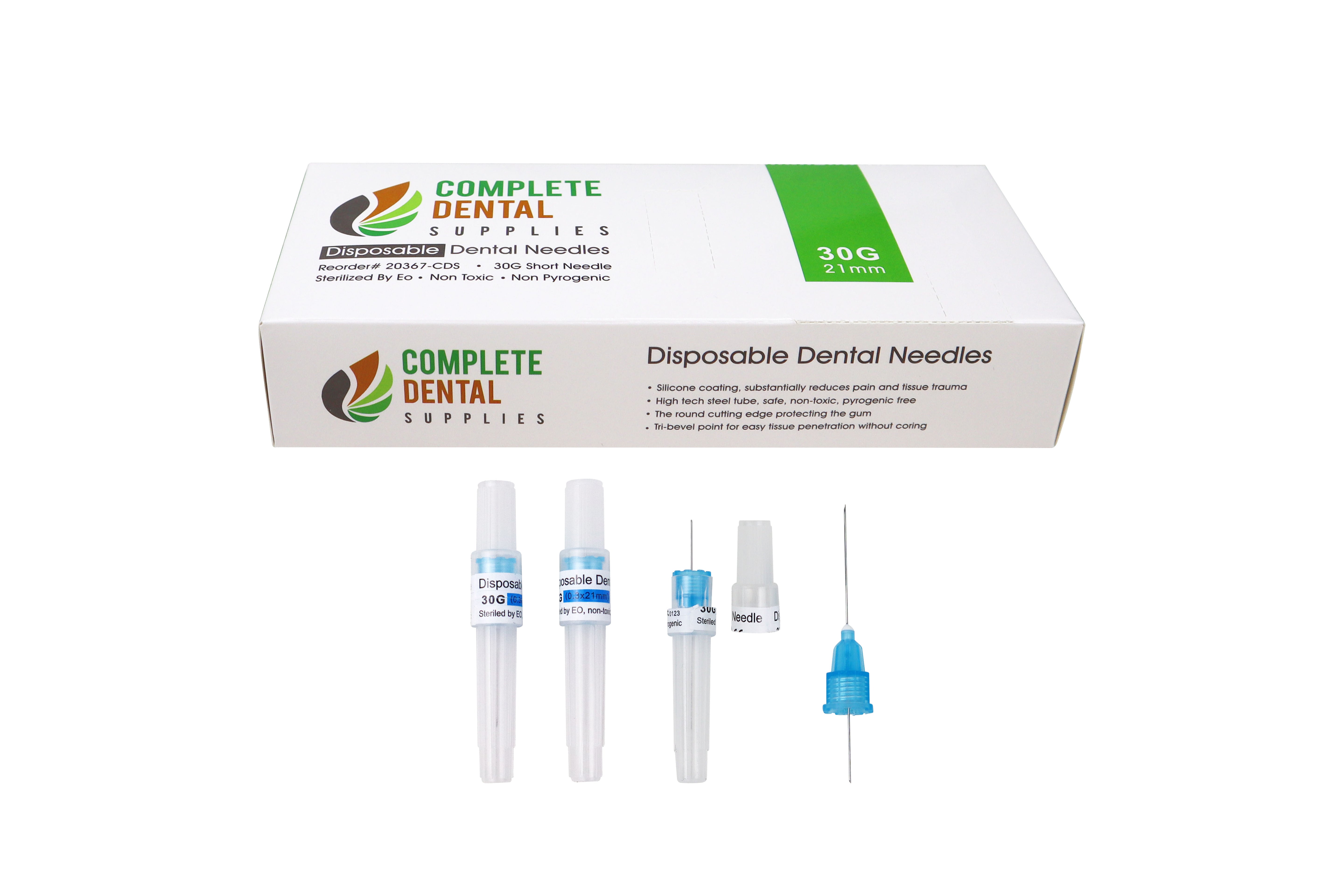 Disposable Dental Needles 30G / Short, 100 pcs / box.