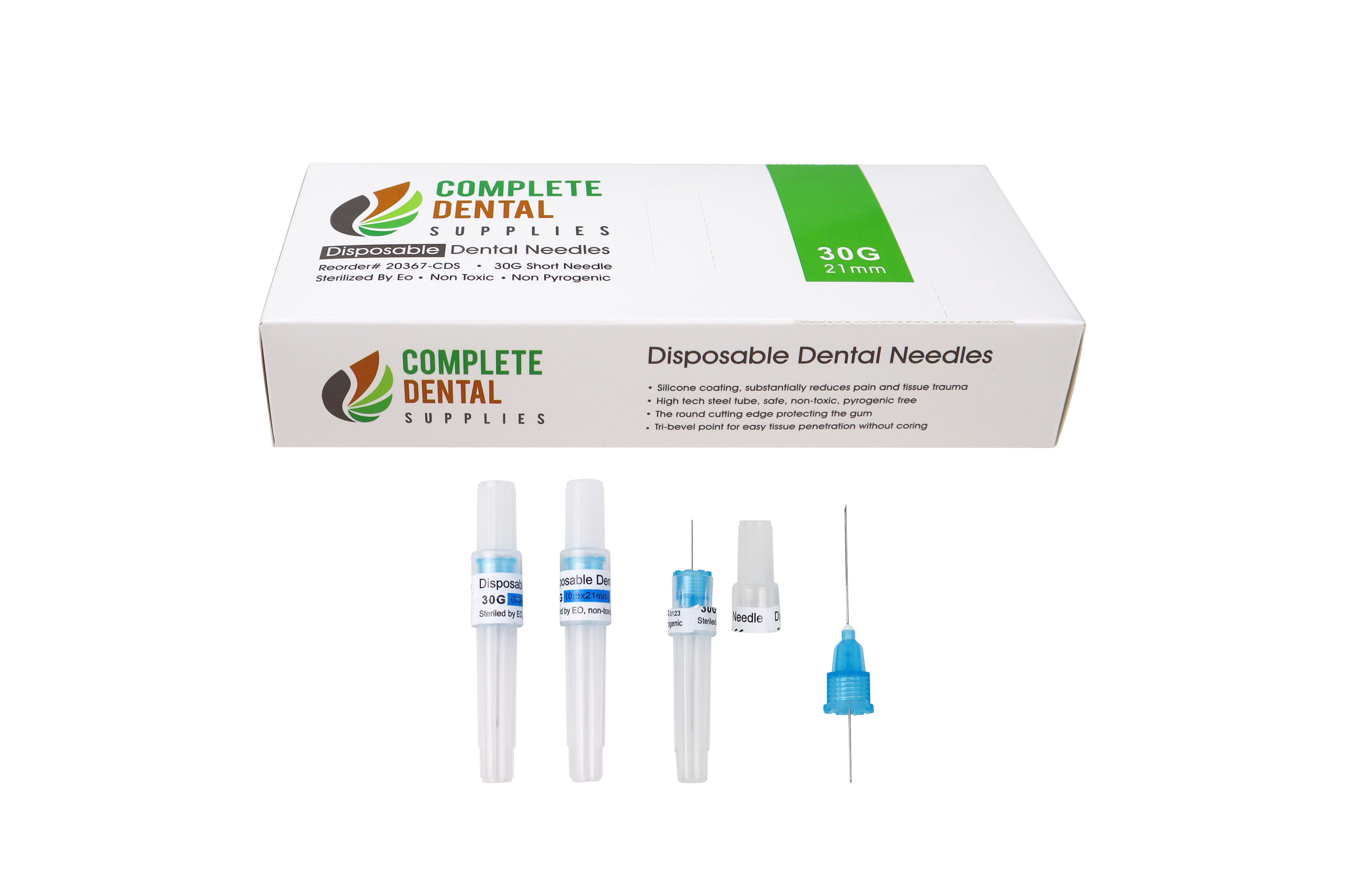 Disposable Dental Needles 30G / Short, 100 pcs / box.