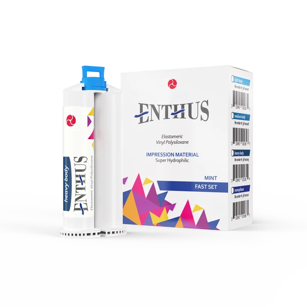 Enthus VPS Heavy Body Fast Set - Spearmint 4 x 50ml Cartridges