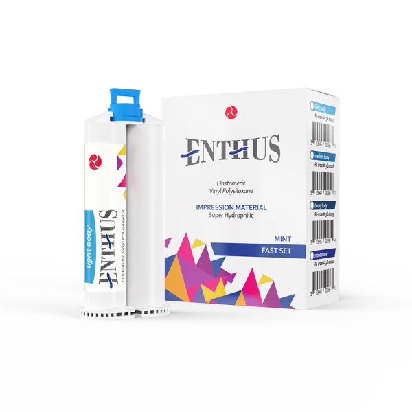 Enthus VPS Light Body Fast Set - Spearmint  4 x 50ml Cartridges