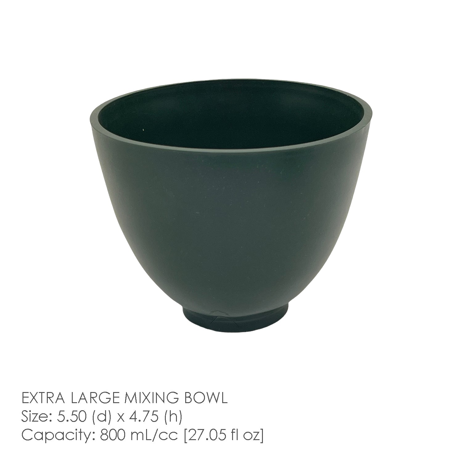 Flexible Mixing Bowl X-Large 5.5"w x 4.25"h, each.