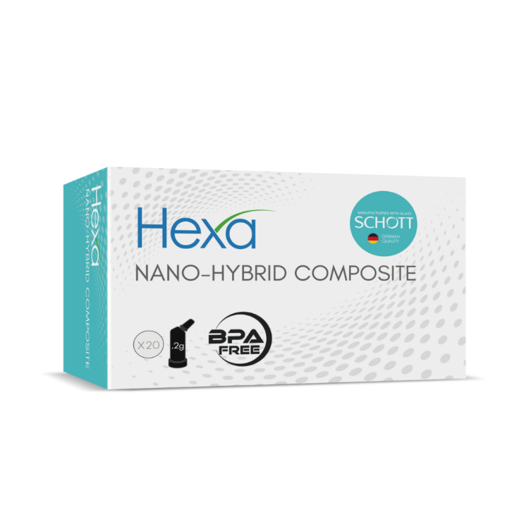 Nano Hybrid Light Cure Composite Unidose, 0.28gm X 20 Unidose Compules